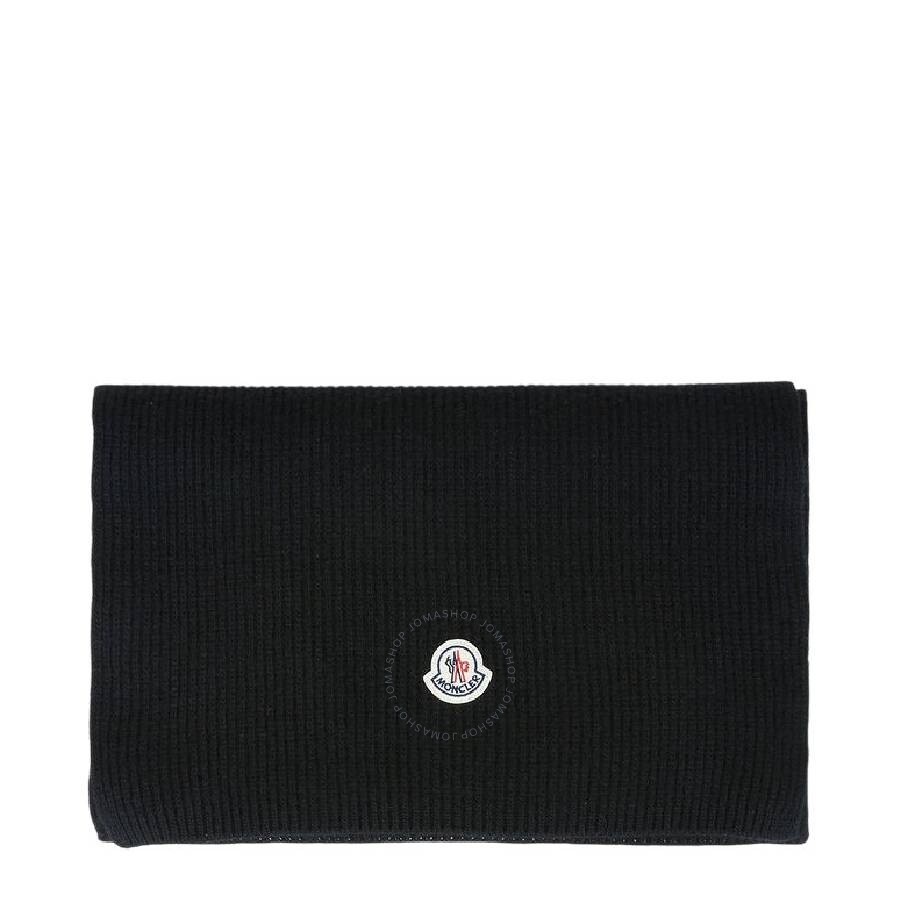 Moncler Logo-Patch Cashmere Scarf - 2