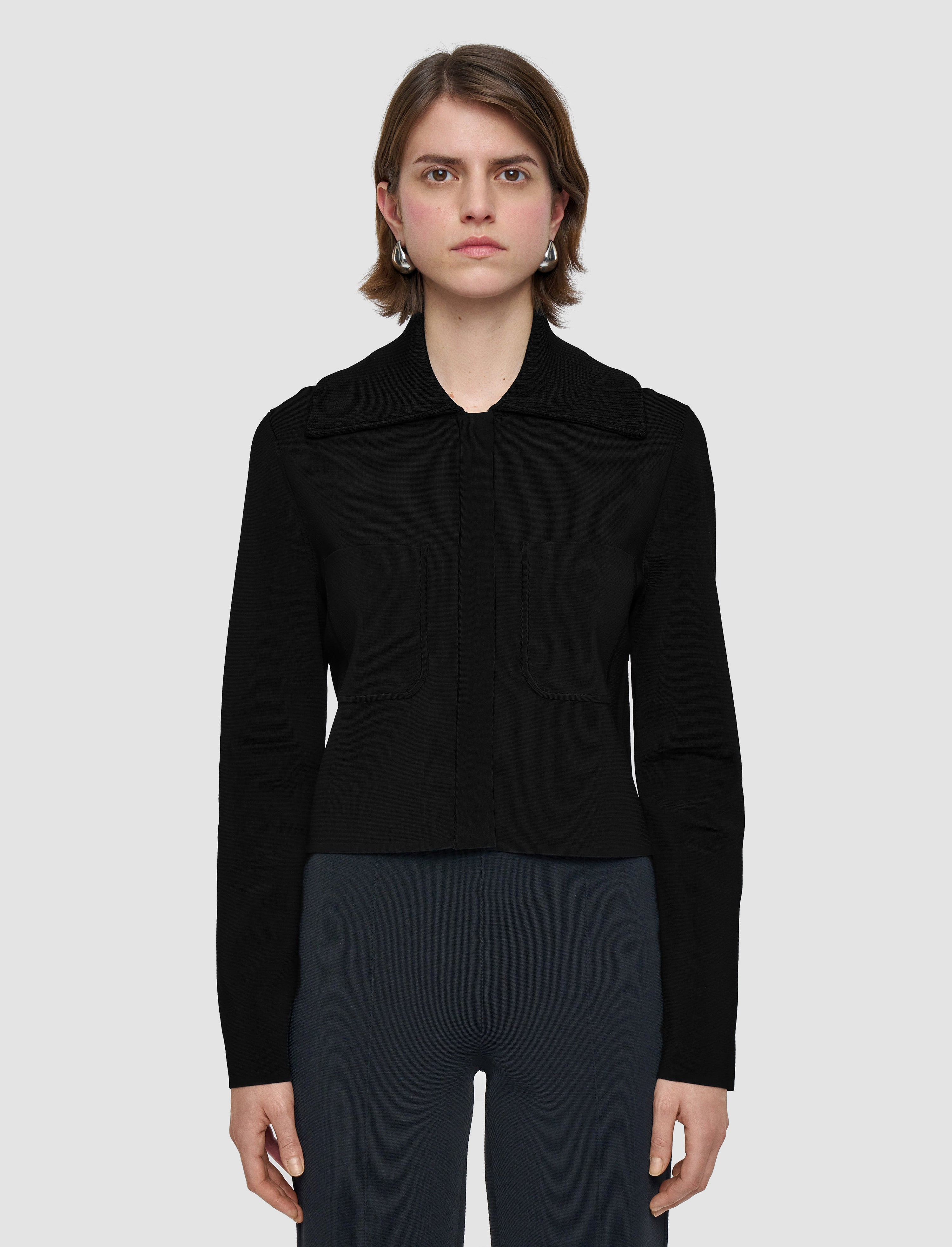 Milano Knit Stretch Short Jacket - 4