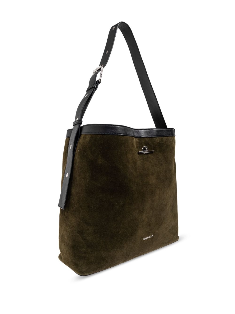 suede tote bag - 4