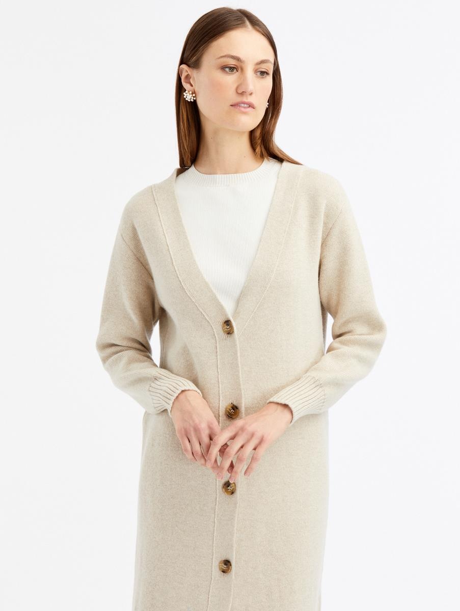 CASHMERE LONG CARDIGAN - 3