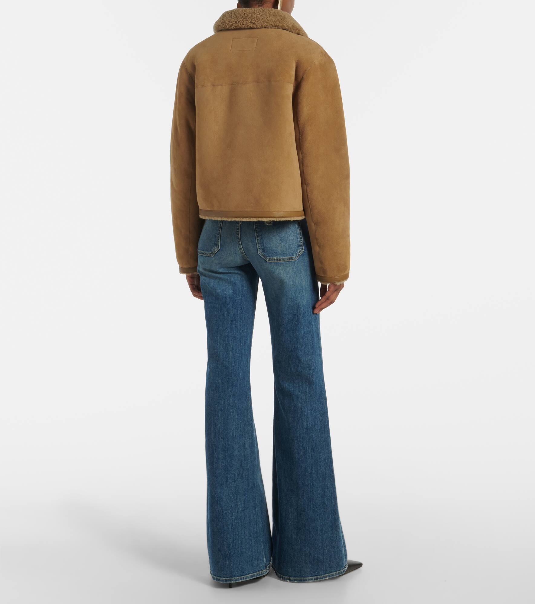 Benoite shearling-lined suede jacket - 3