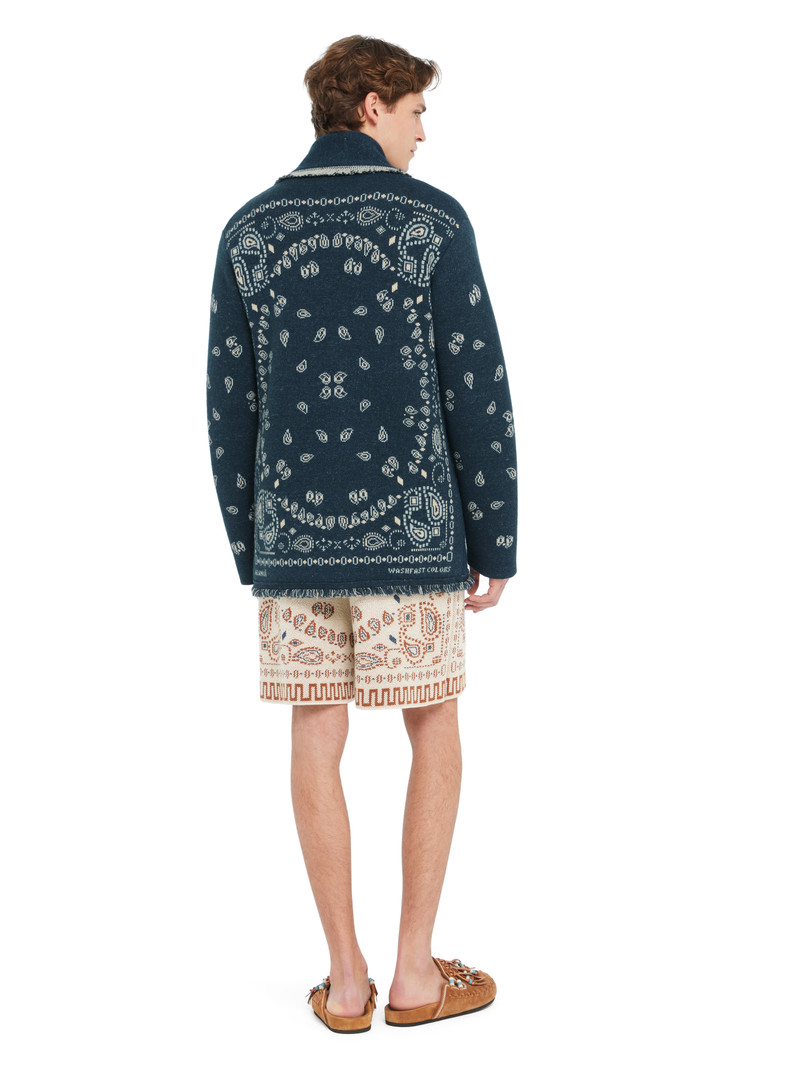 Bandana Jacquard Cardigan 6