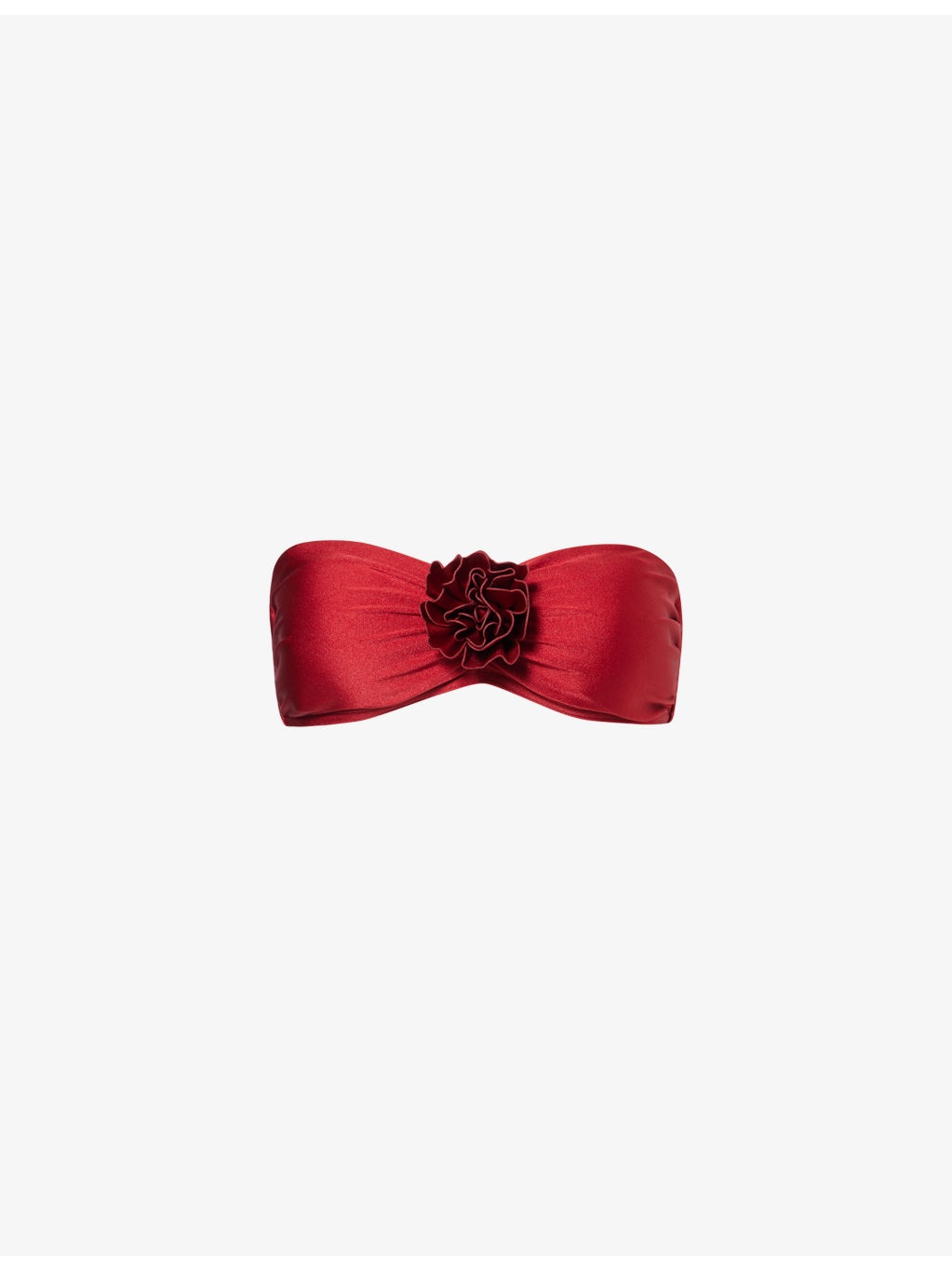Cascadian Flower Bandeau Bikini Top - 1