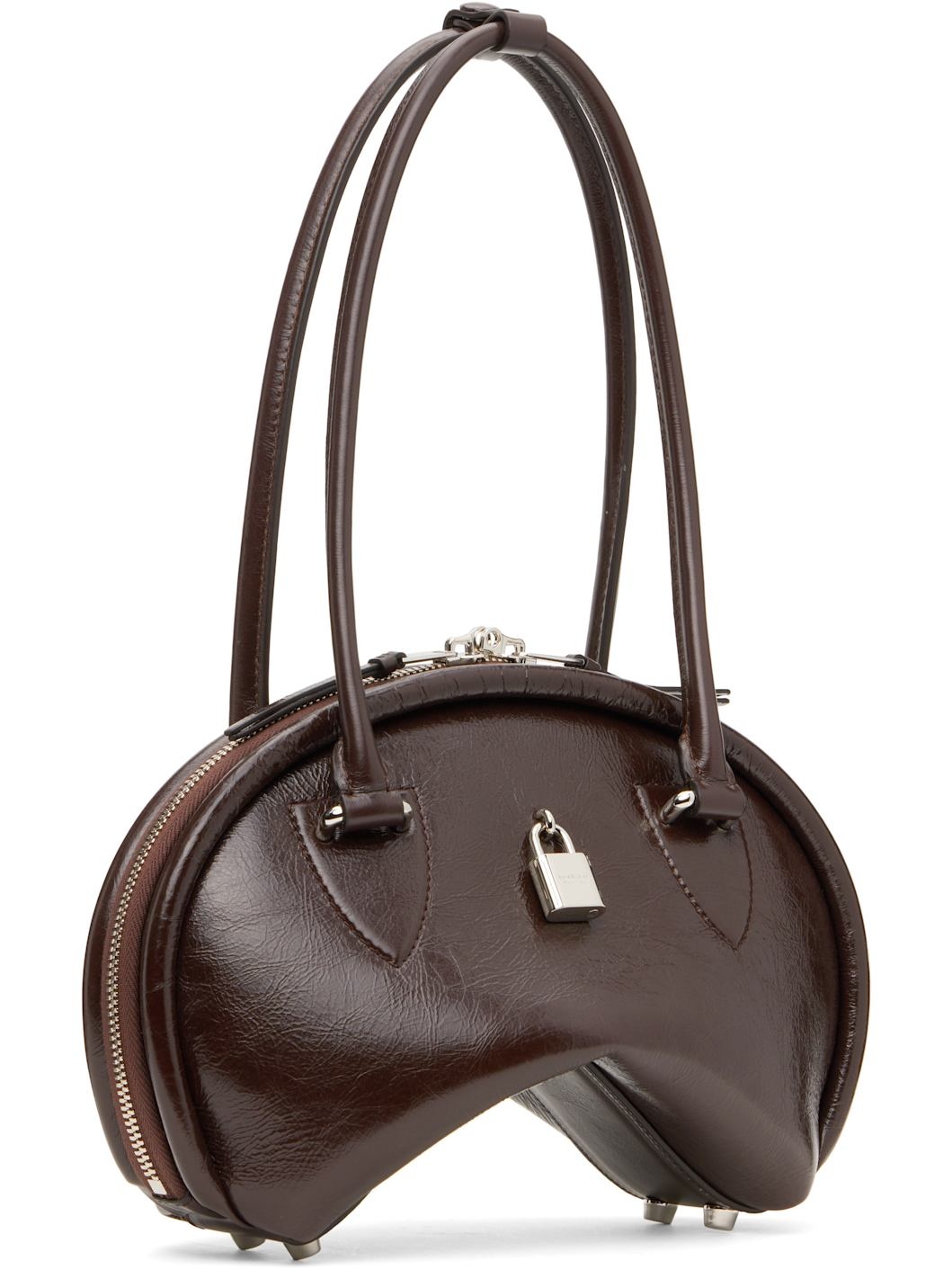 Brown Bowlina Mini Shoulder Bag - 3