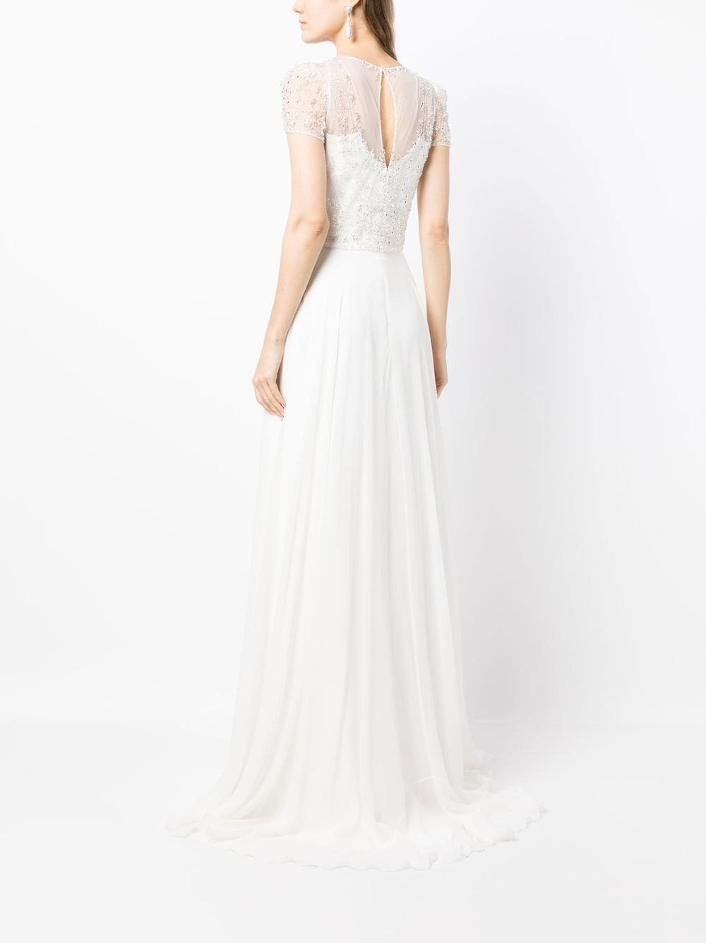 Albertine crystal-embellished gown - 4