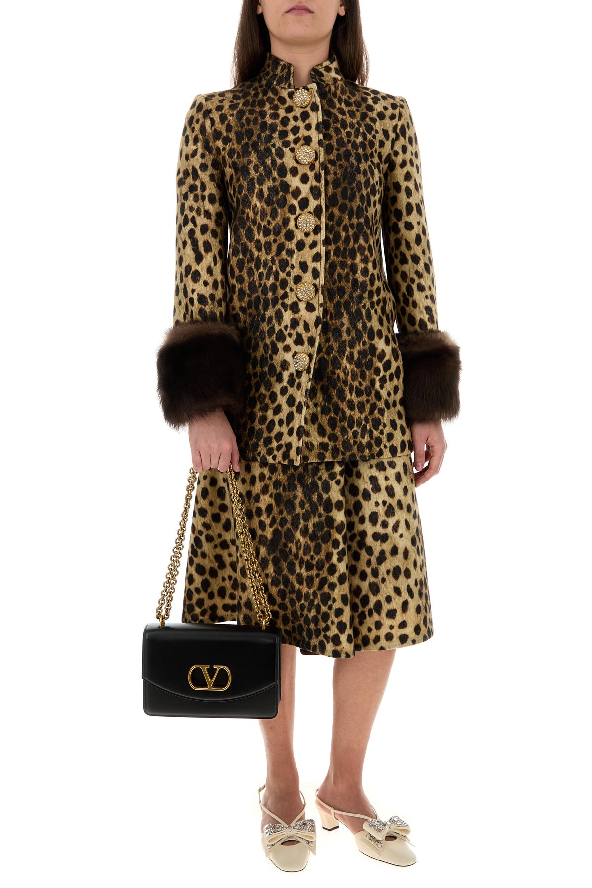 Printed wool skirt - 6