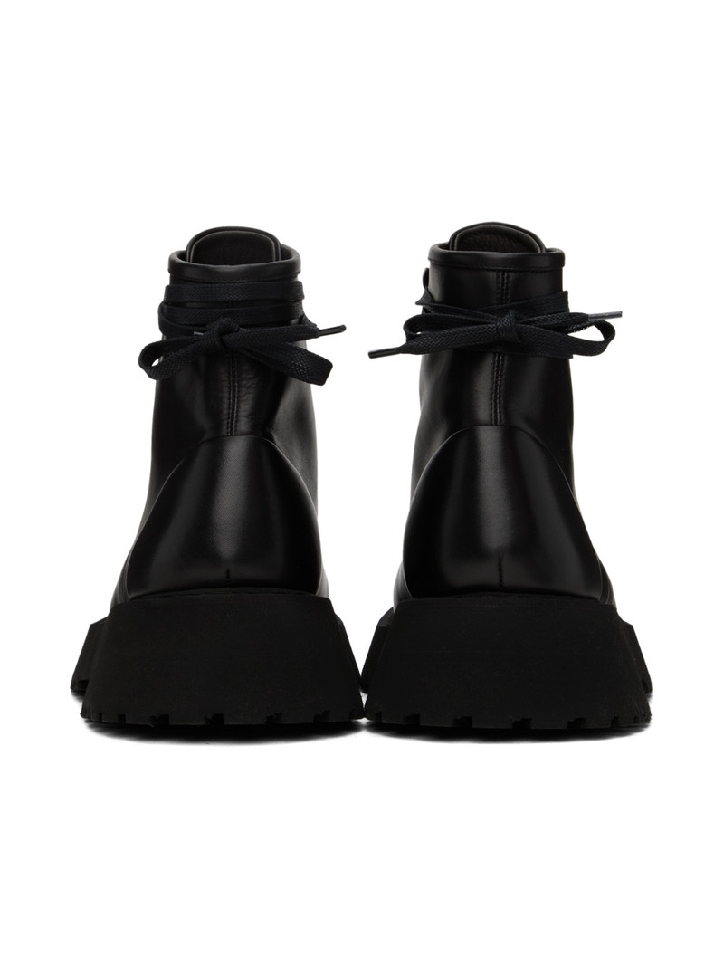 Black Micarro Lace-Up Ankle Boots 2