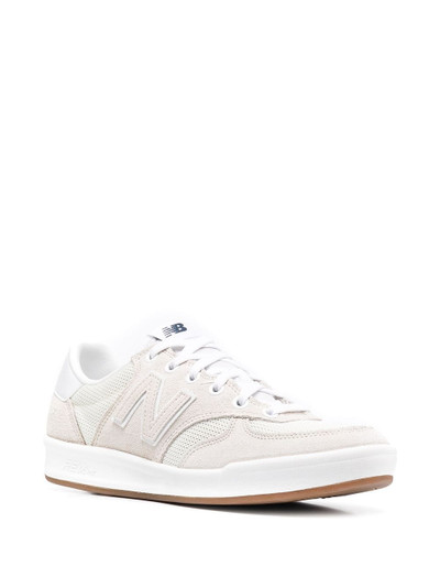 New Balance low-top lace-up trainers outlook