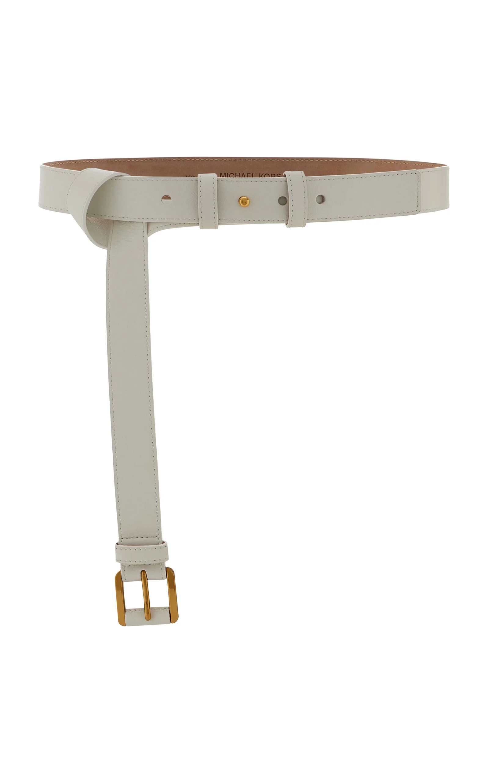 Kaitlin Leather Belt white - 1