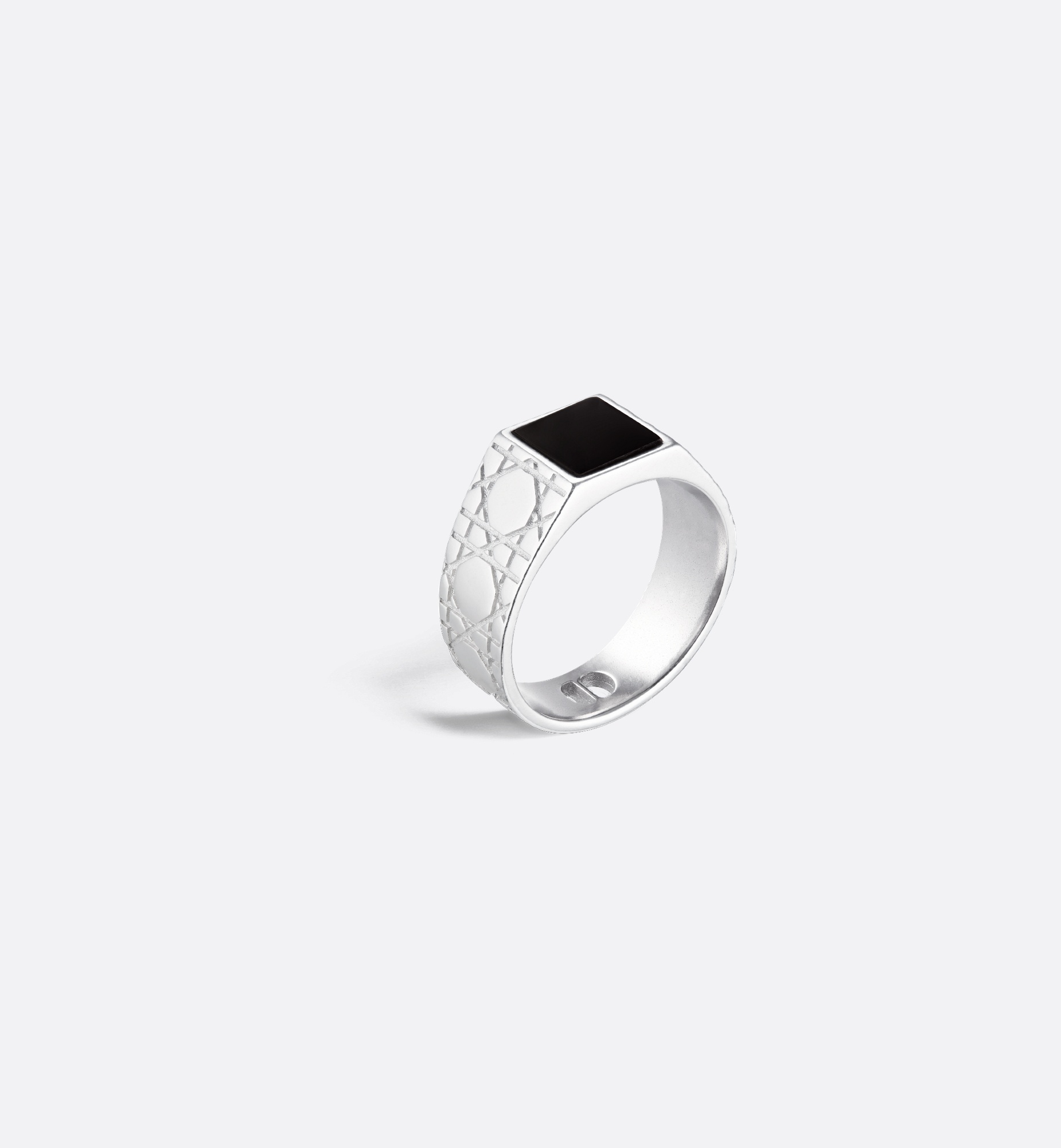 関税込み＊DIOR＊CANNAGE SIGNET RINGRシルバー3473HOMST Dior Cannage Signet Ring | REVERSIBLE