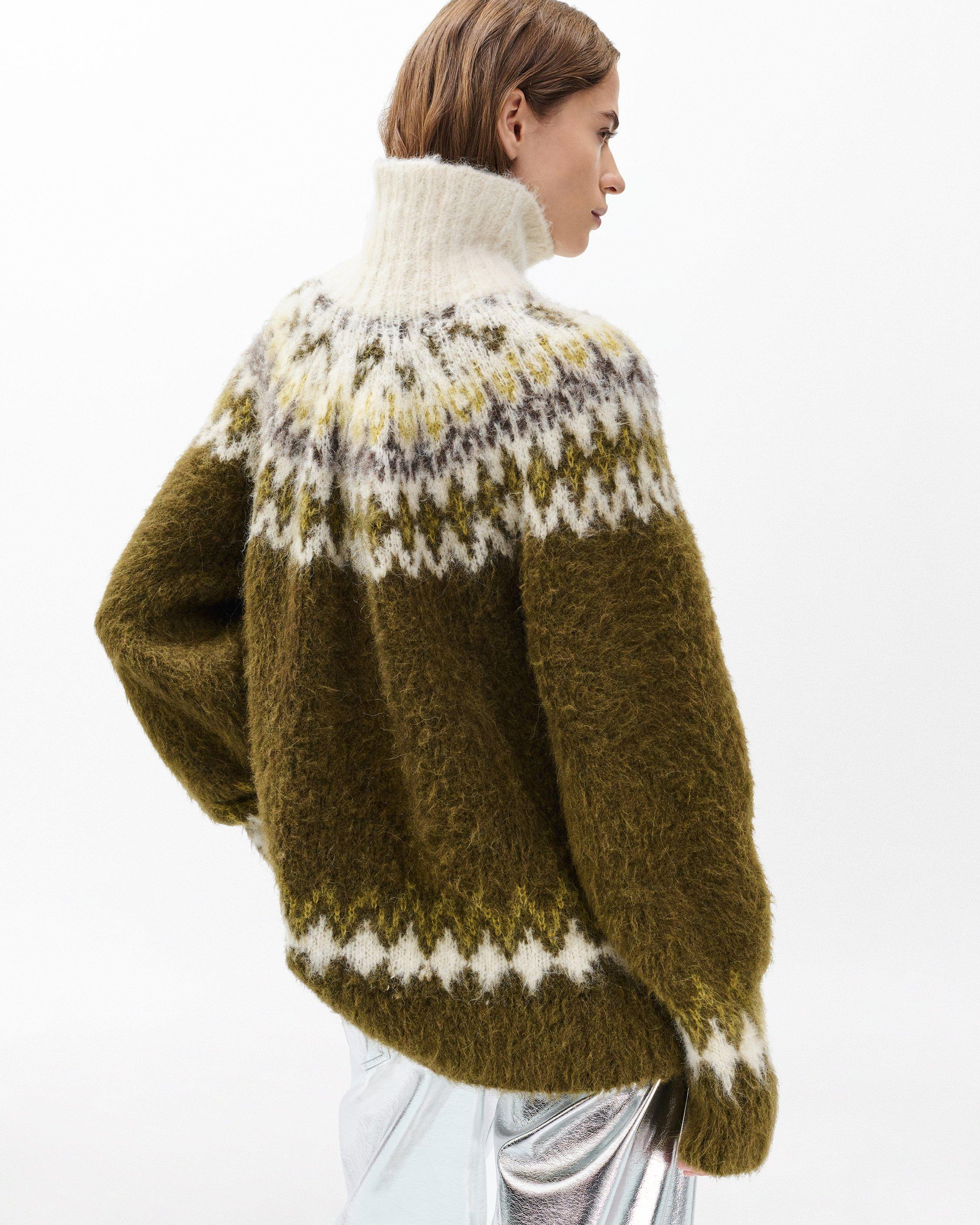 Beth Fair Isle Turtleneck Sweater - 5
