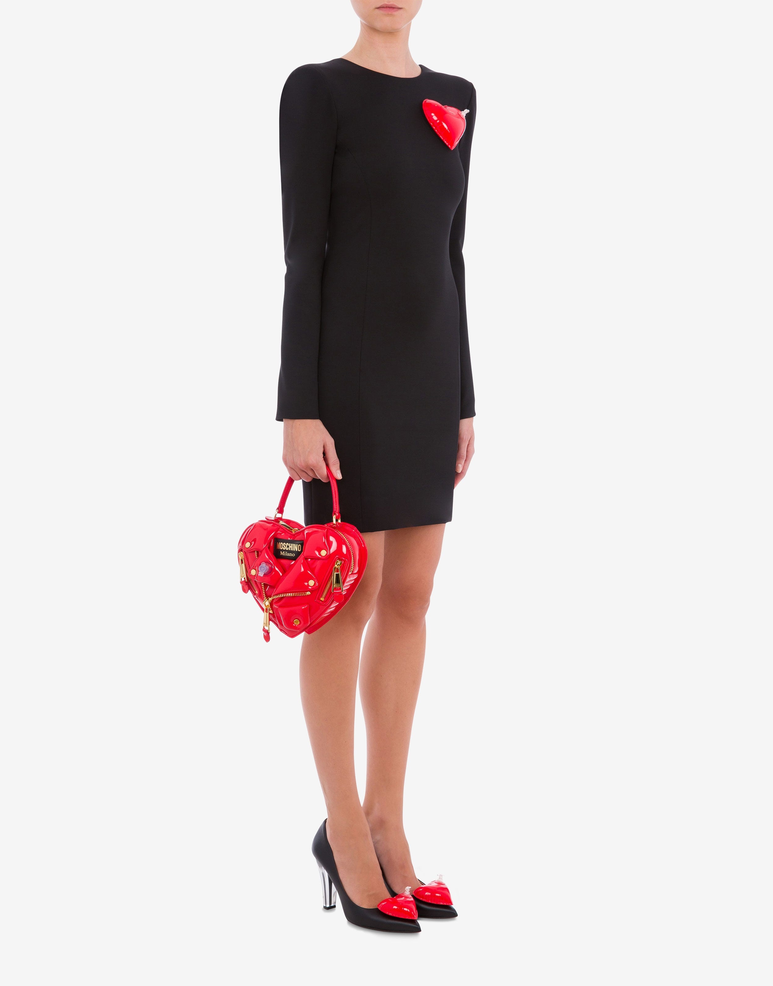 INFLATABLE EFFECT HEART BIKER BAG - 5