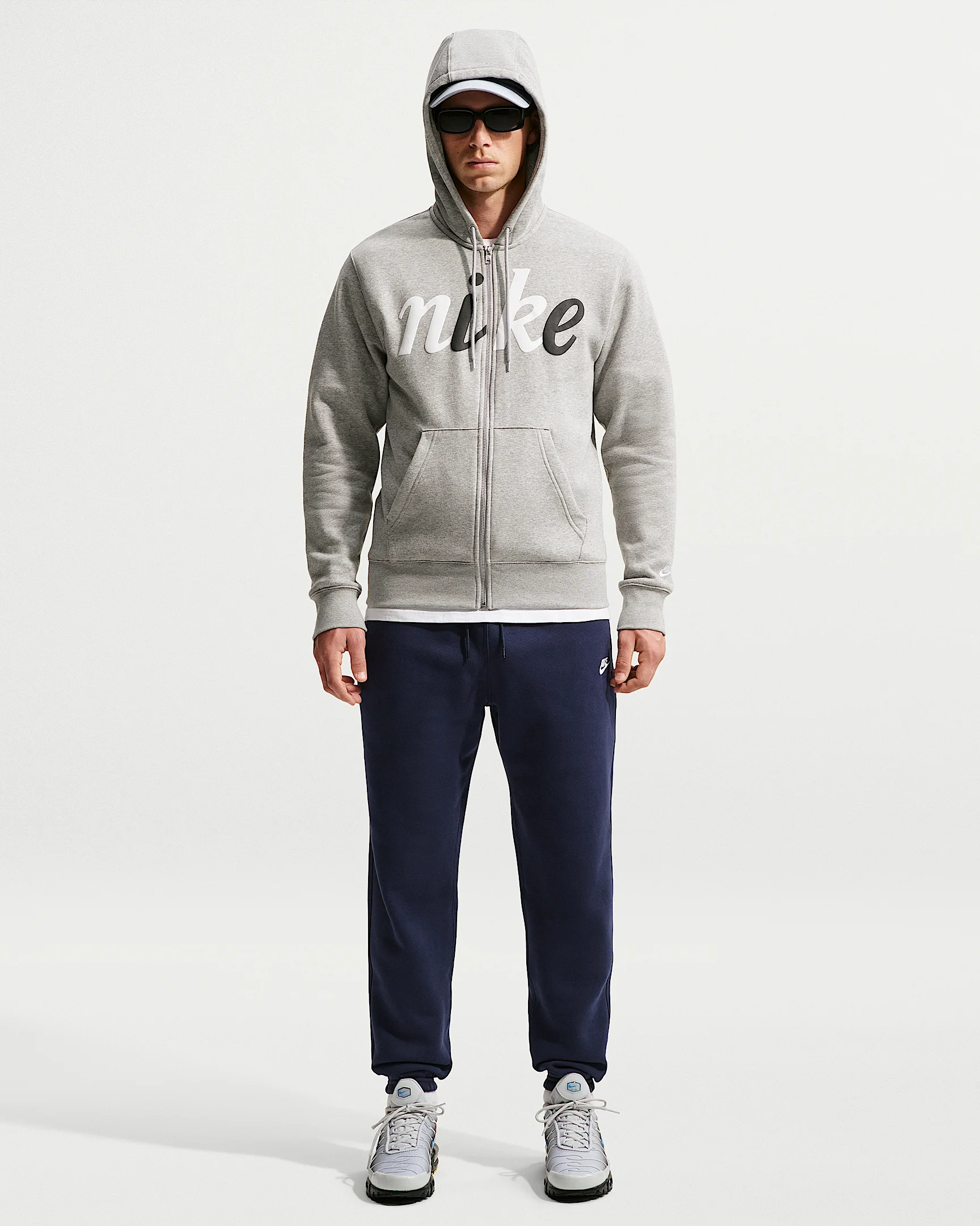 Nike Club Men's Cuffed Brushed Fleece Pants - 1