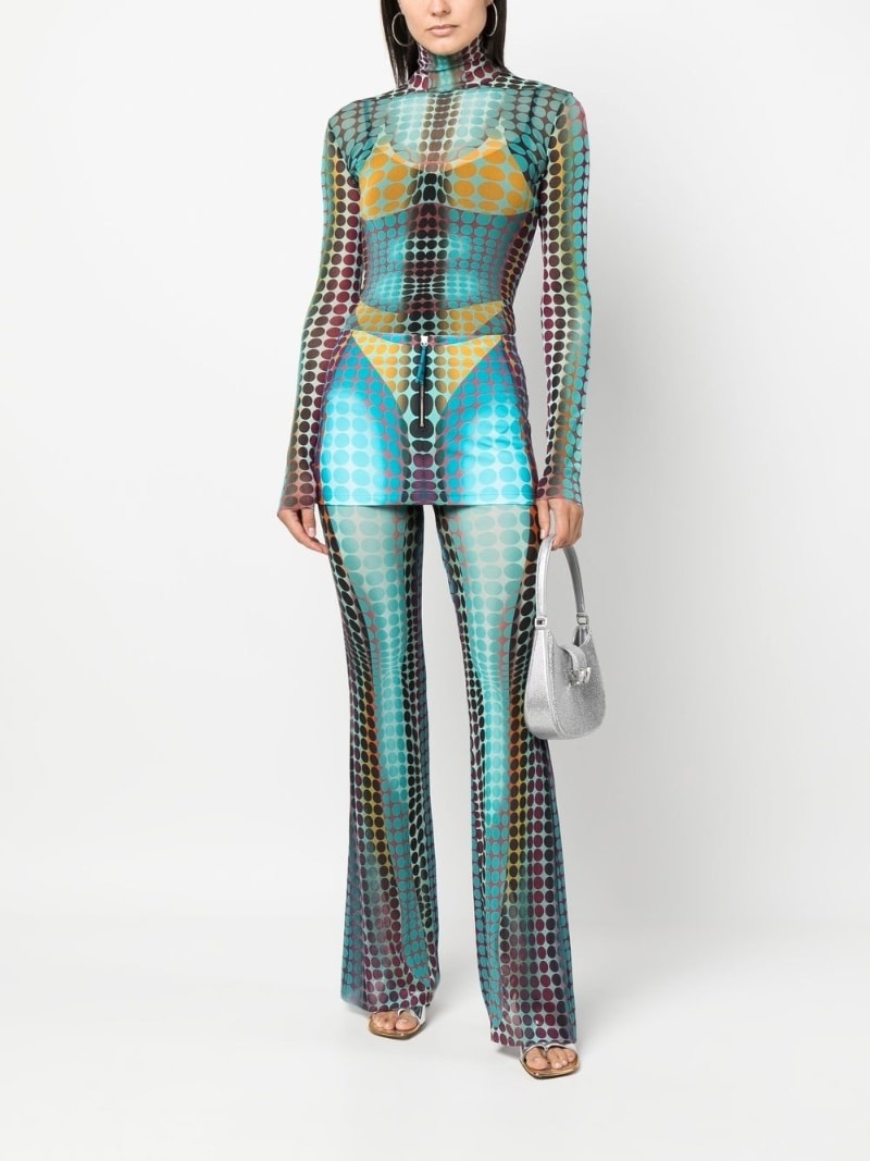 The Blue Dots Print Top - 2