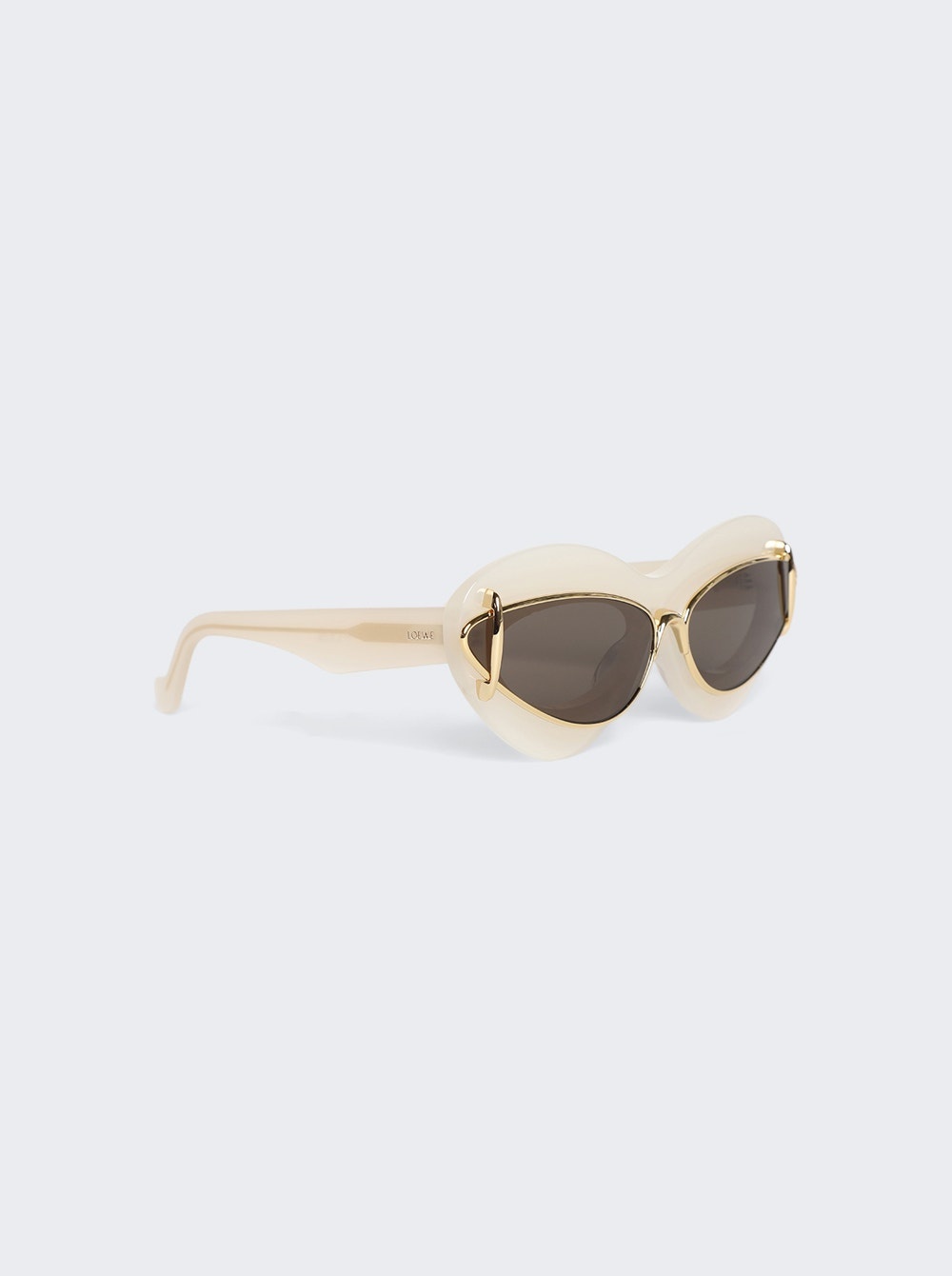 Double Frame Sunglasses Ivory - 4