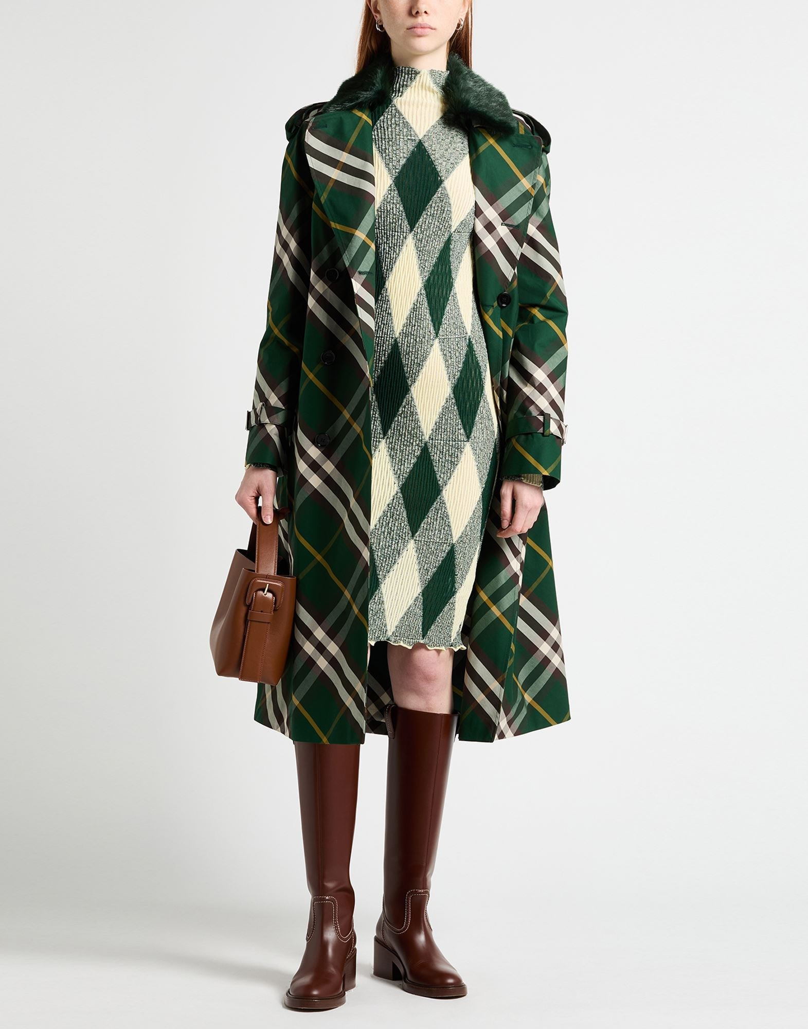 Green Women's Midi Dress - 3