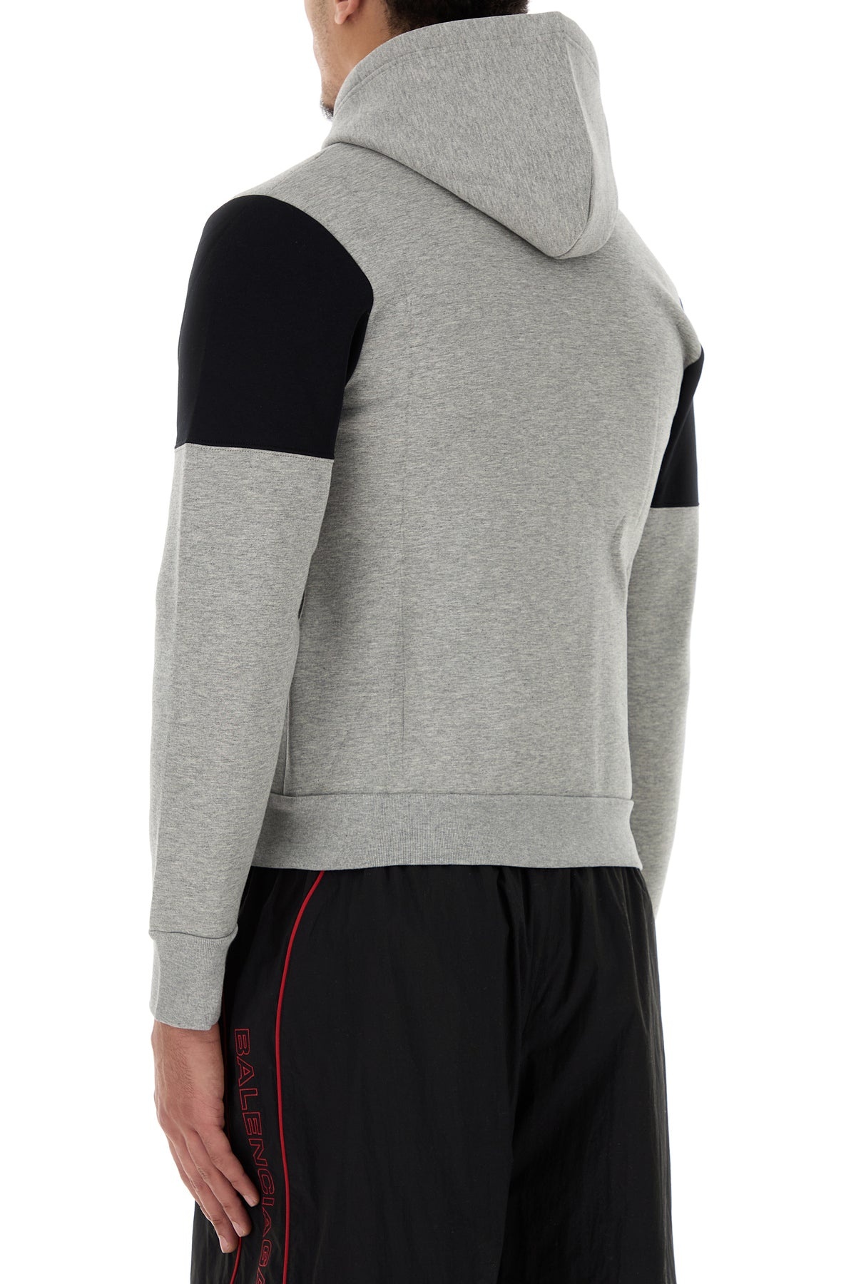 Melange grey cotton sweatshirt - 4