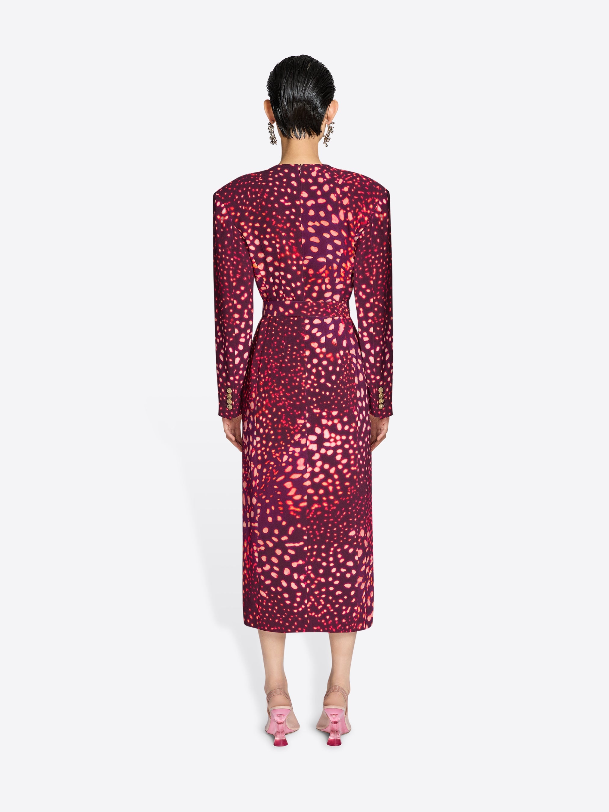 TAILORED BELTED DRESS - 4