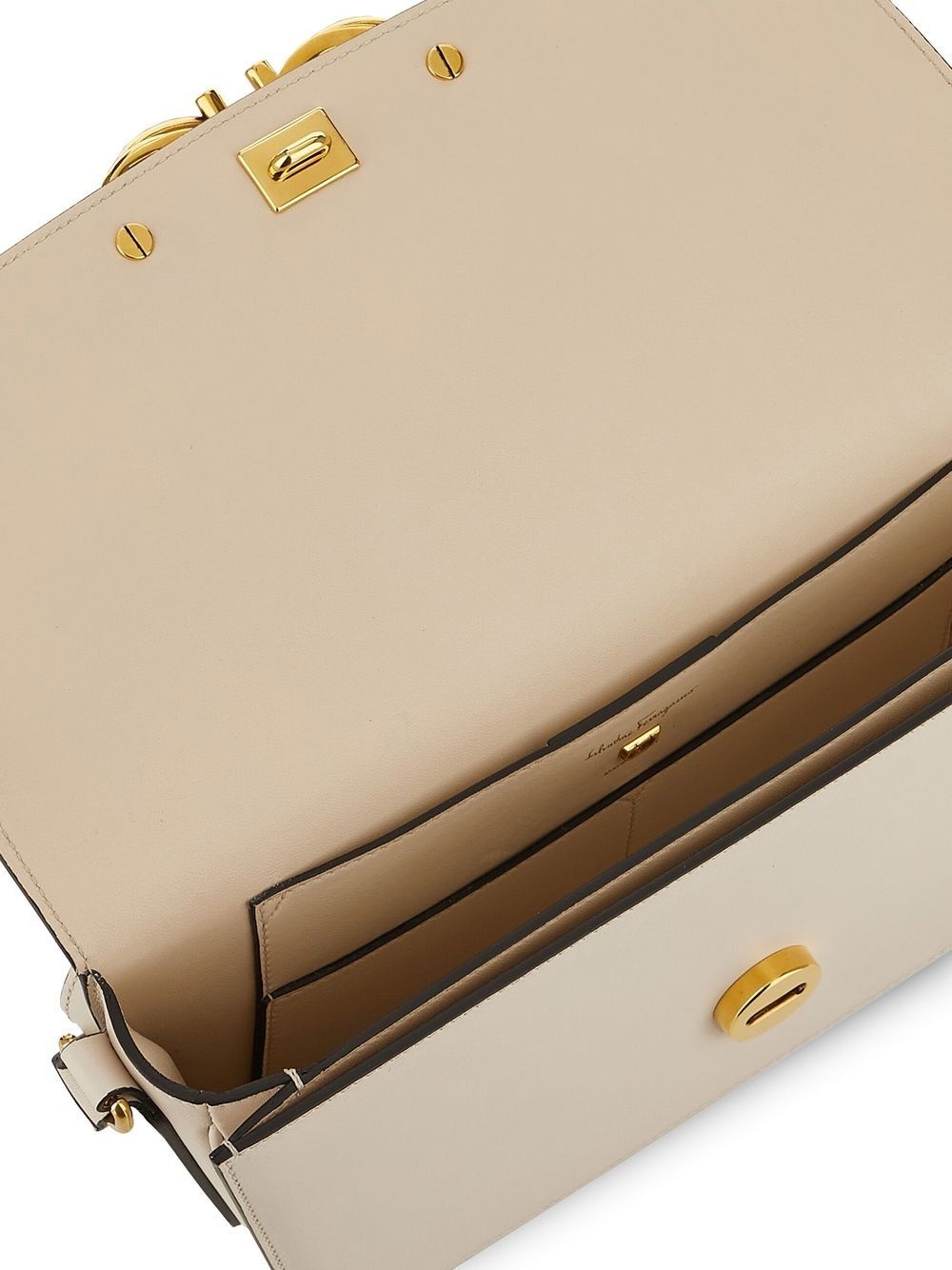 Trapezio leather shoulder bag - 5
