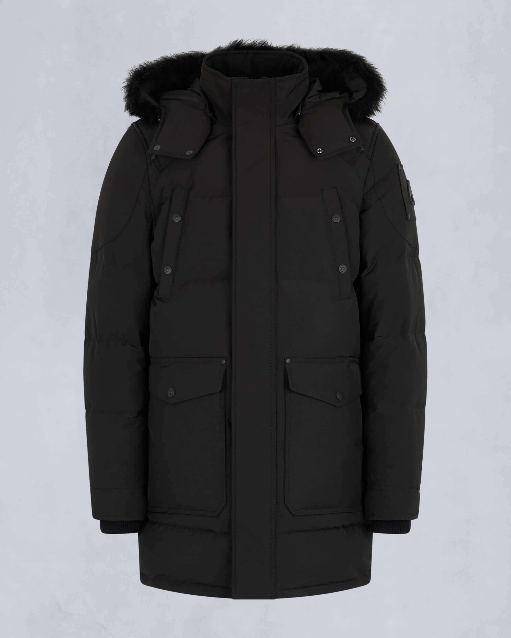 ONYX SHEARLING BIG RIDGE PARKA - 1