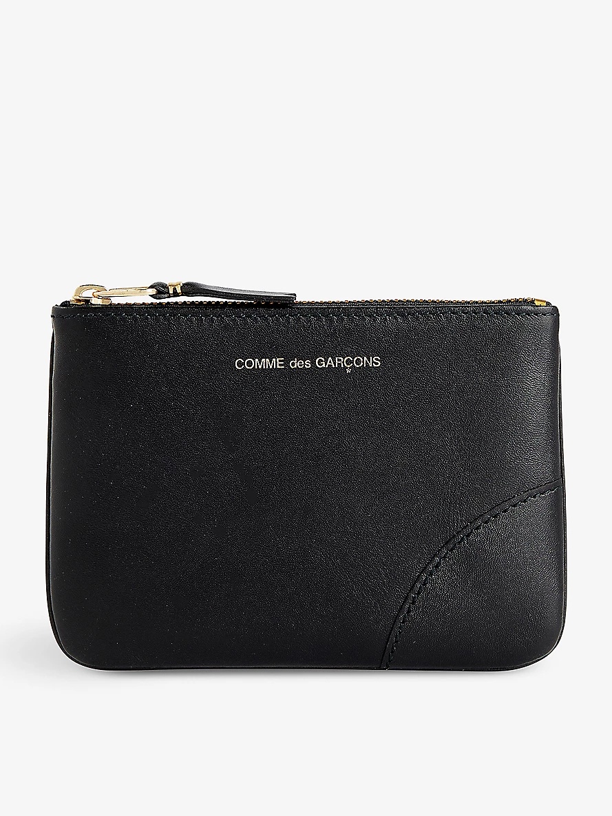 Classic logo-print leather wallet - 1