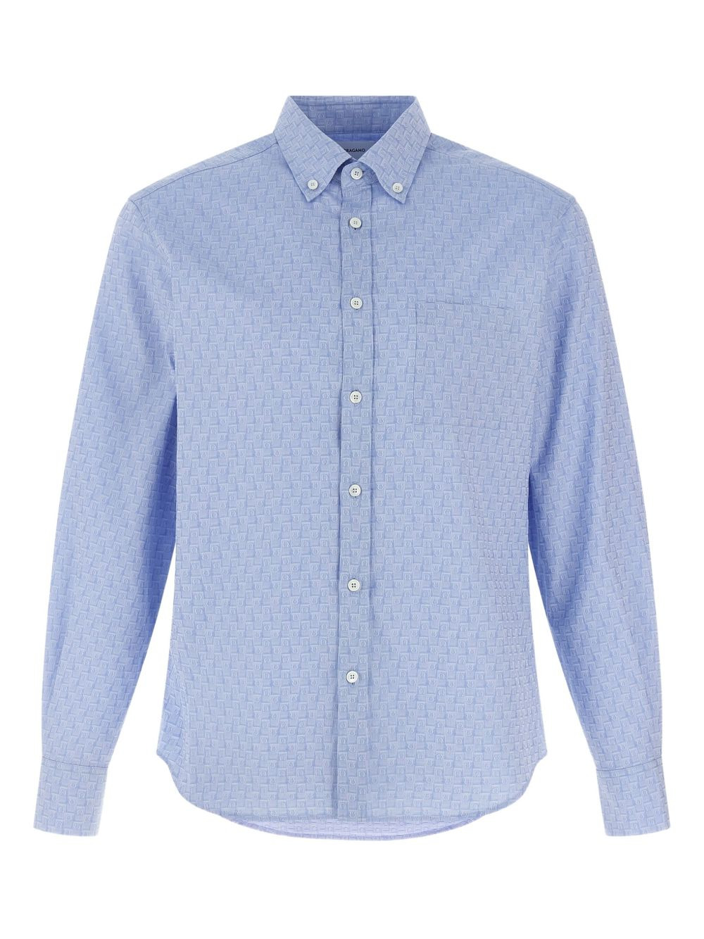 Ferragamo monogram cotton shirt - 1