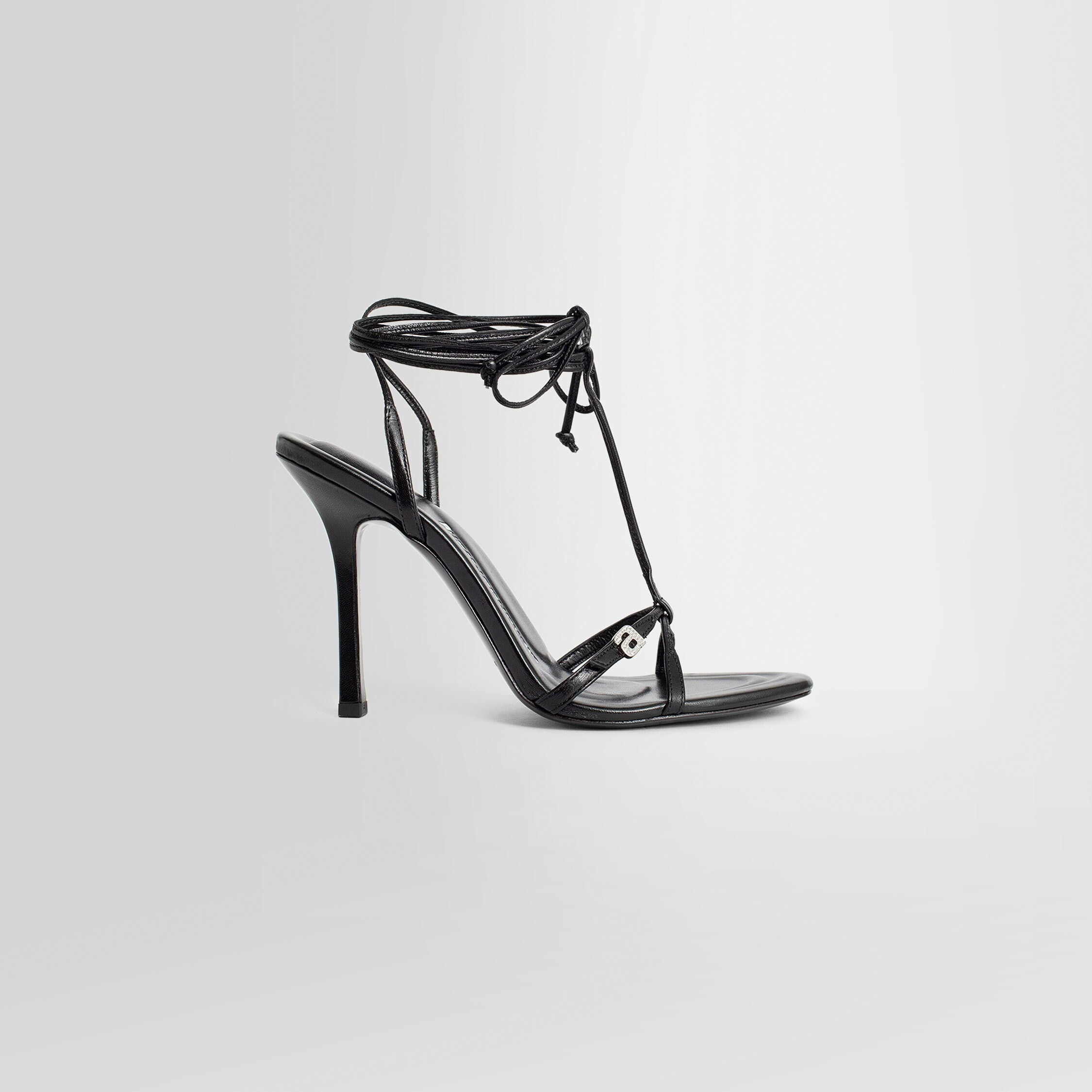 ALEXANDER WANG WOMAN BLACK SANDALS - 6