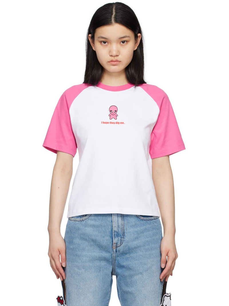 Pink & White Wirdo T-Shirt 1