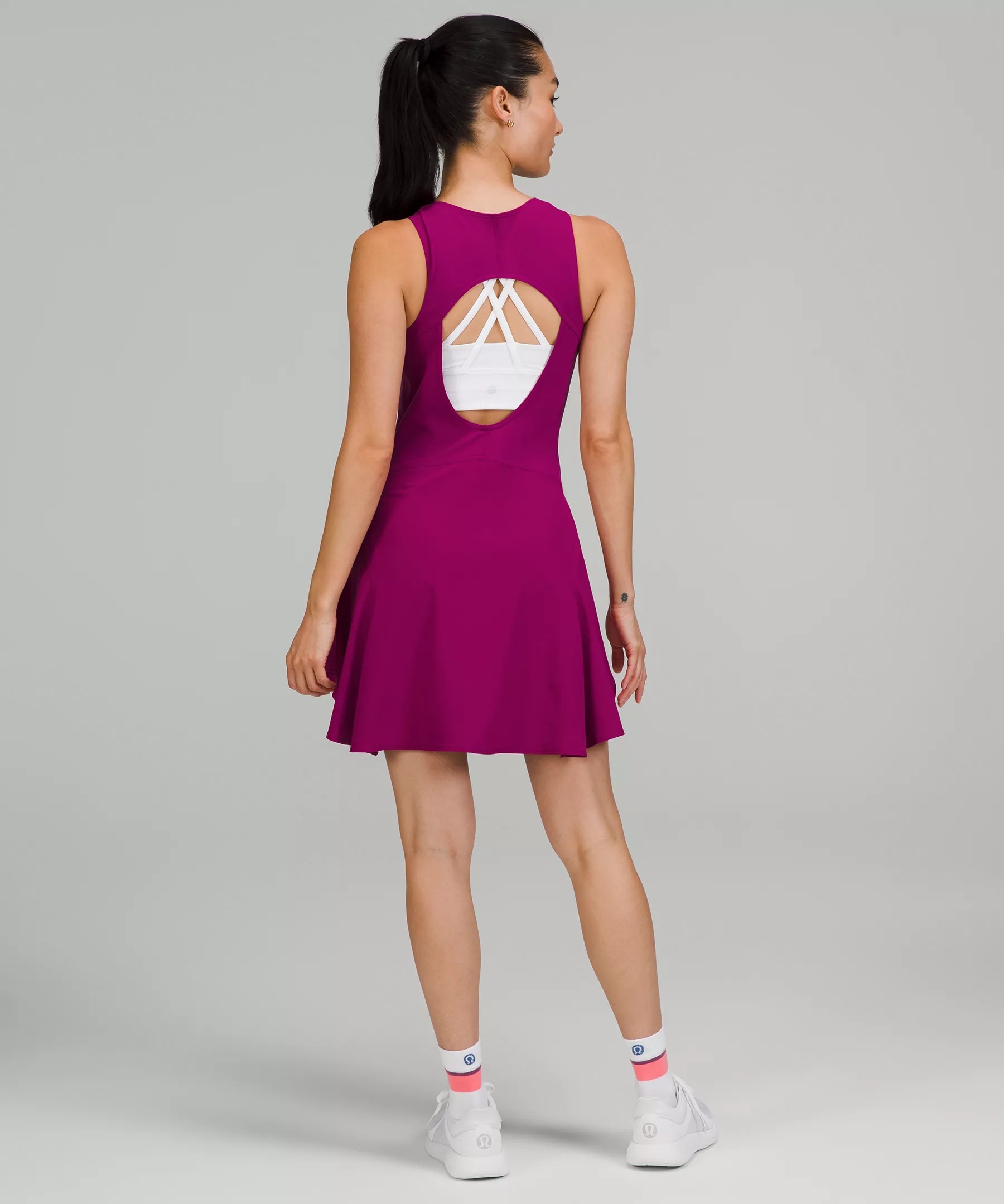 Everlux Short-Lined Tennis Tank Top Dress 6" - 2