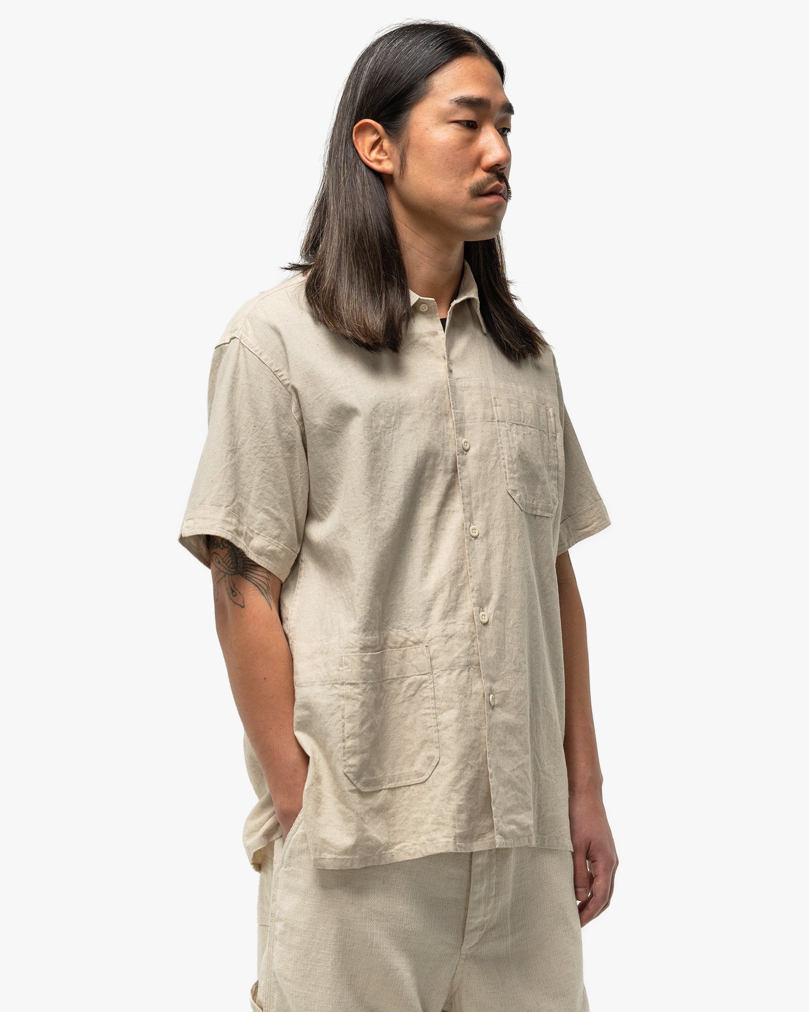 Camp Shirt CL Sheeting Natural - 4