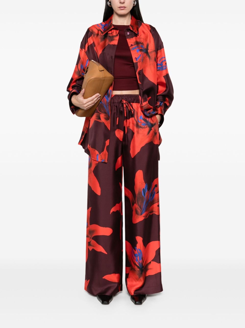 floral-print shirt - 2