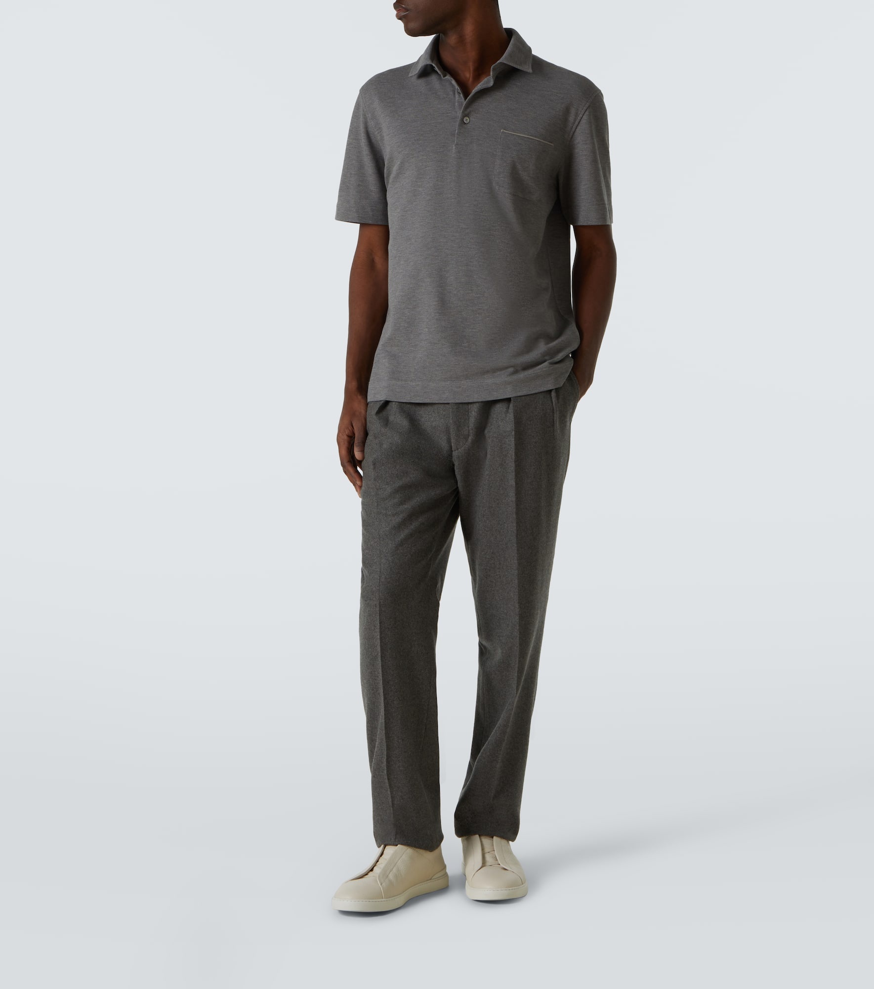 Cotton polo shirt - 2