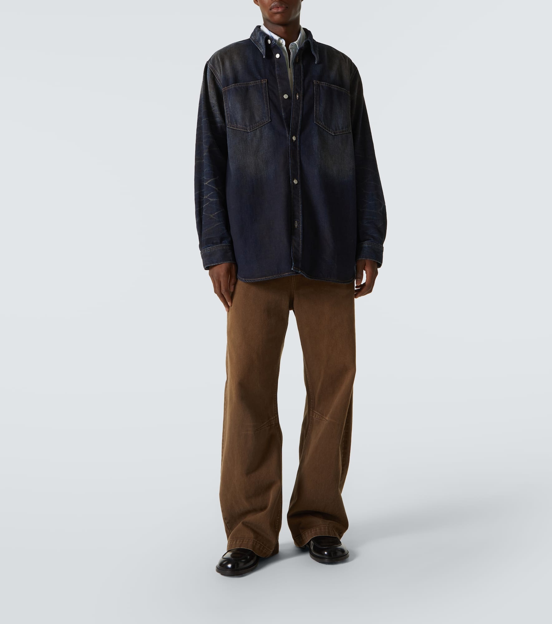 Denim overshirt - 2