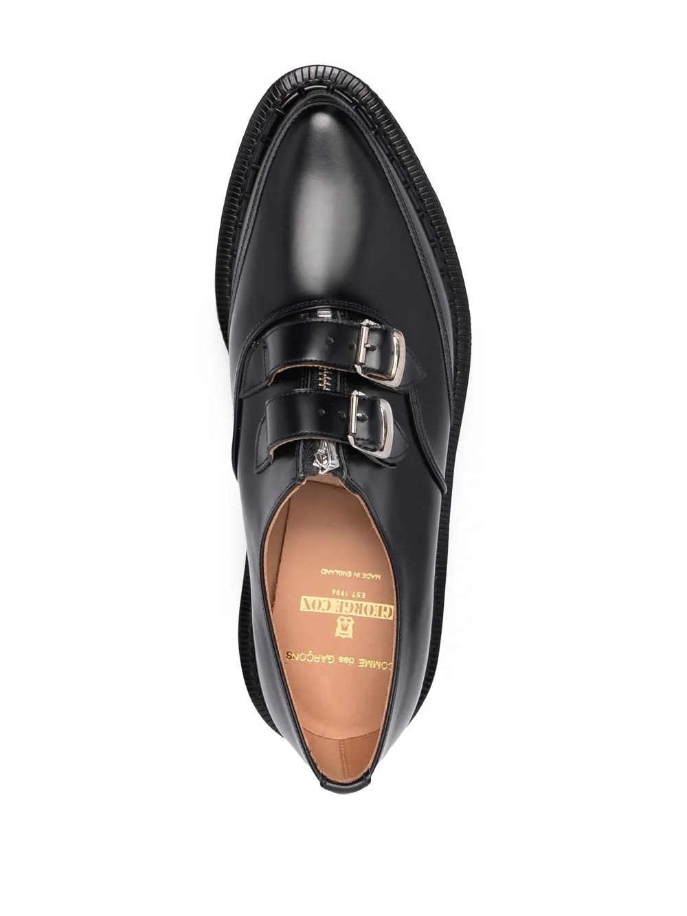 double-buckle Derby shoes - 4