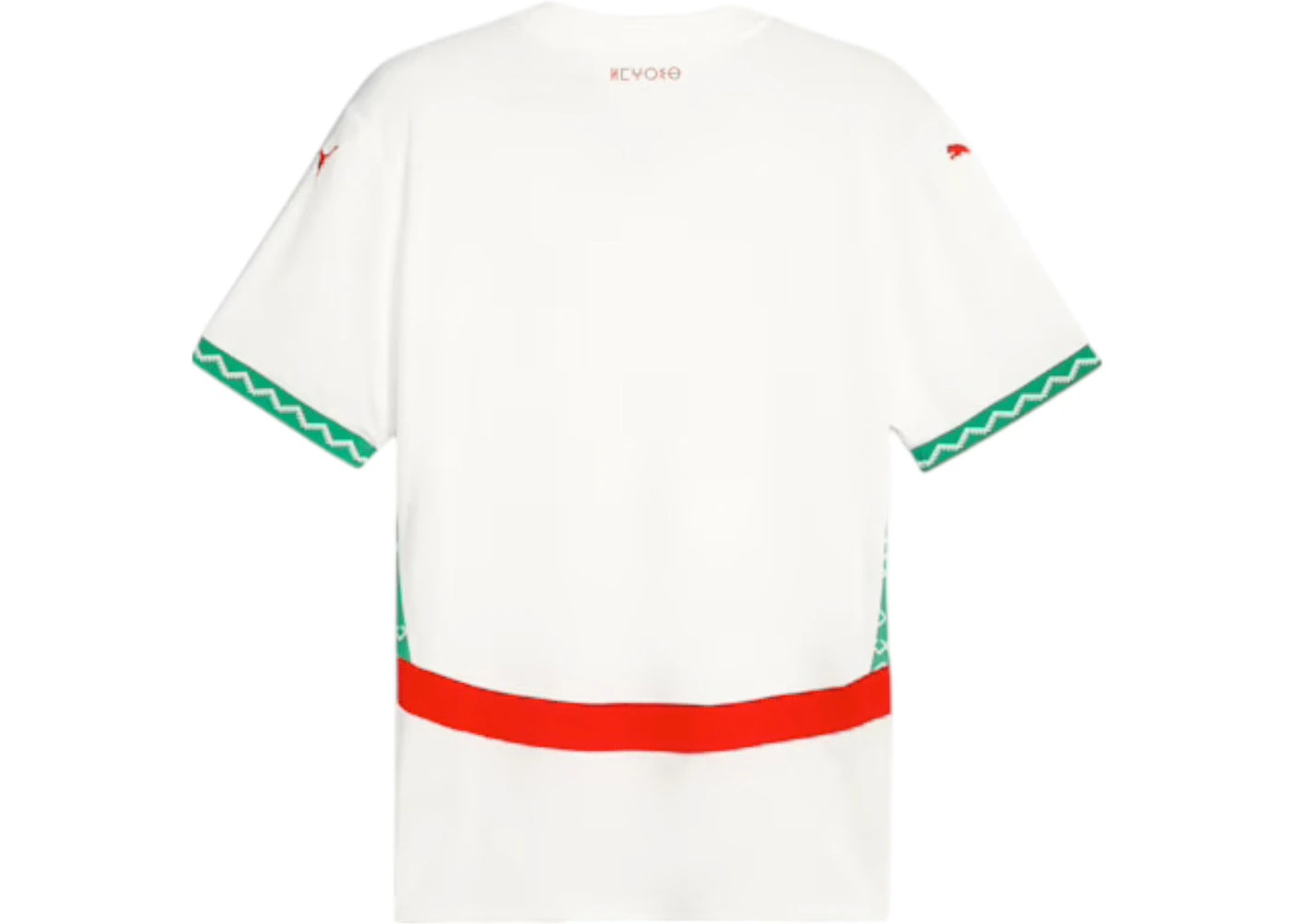 Puma Morocco 2025 Away Replica Jersey Jersey White/Fast Green/Red - 2