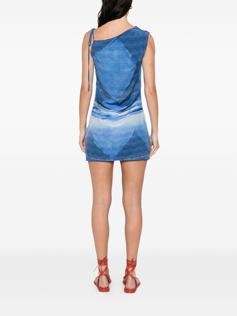 Isla waves print mini dress 4