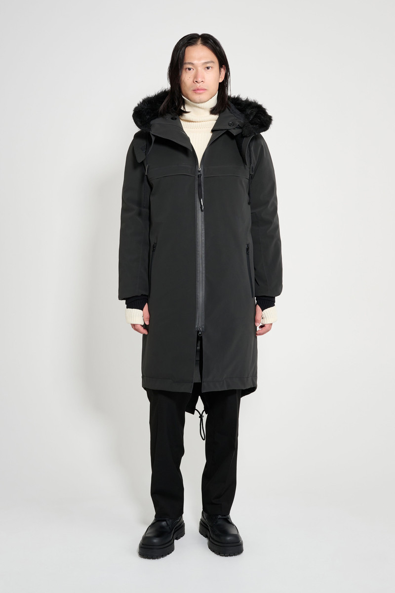 Stutterheim Kalix Matte Parka Black outlook