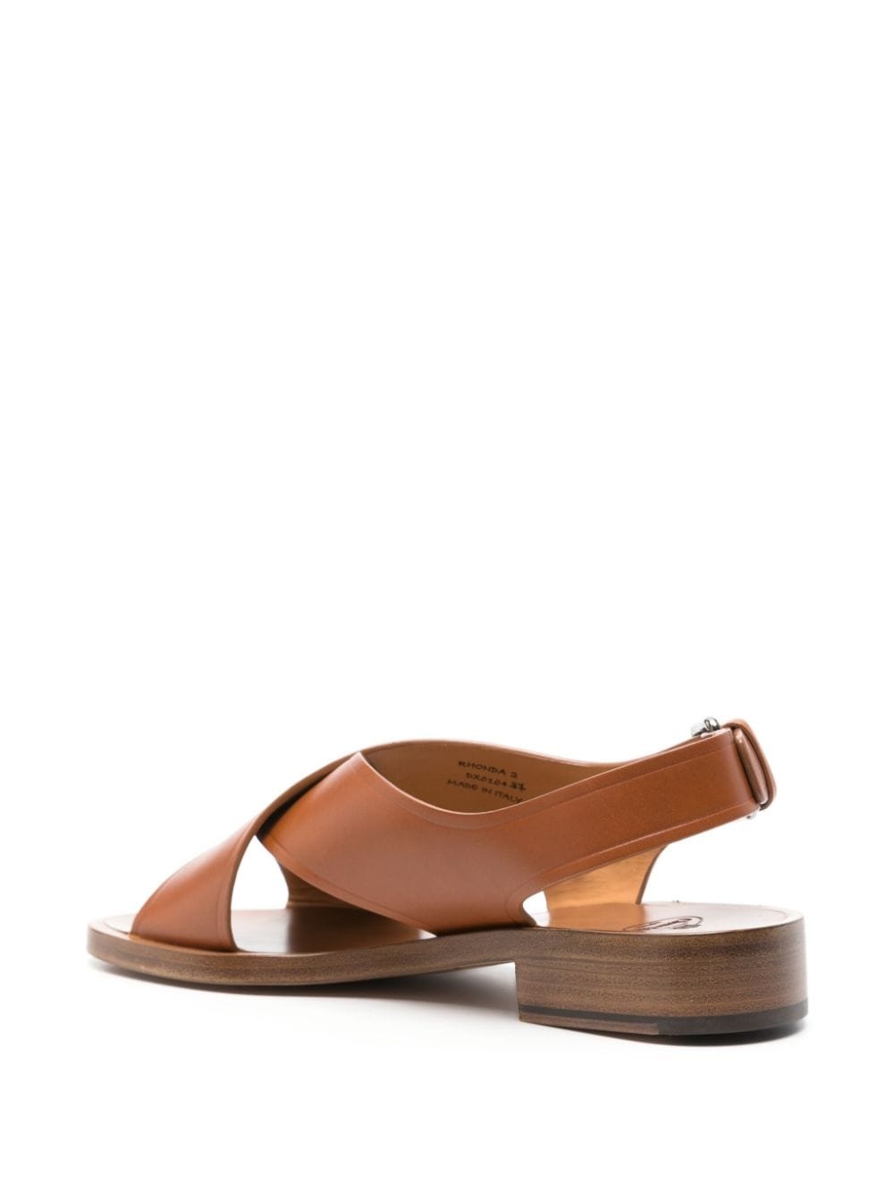leather flat sandal - 3