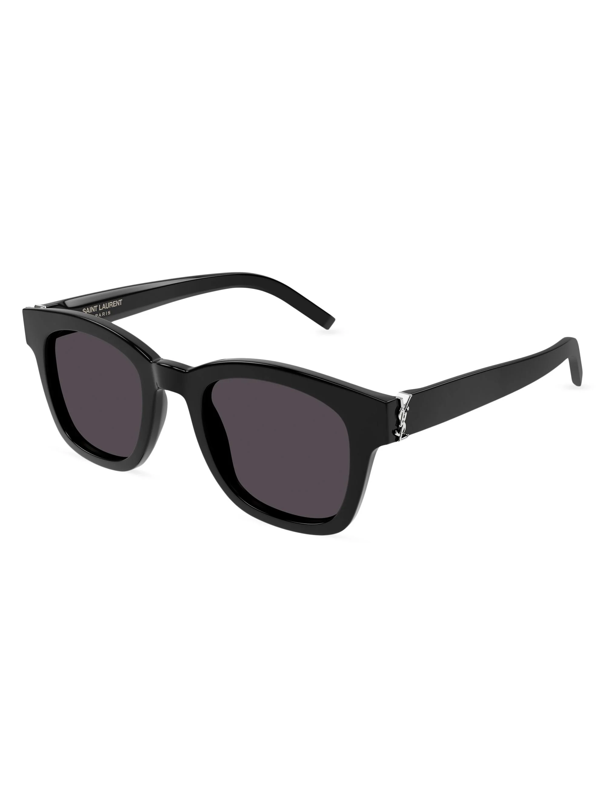 Men's Monogram Hinge 49MM Square Sunglasses - Black - 1