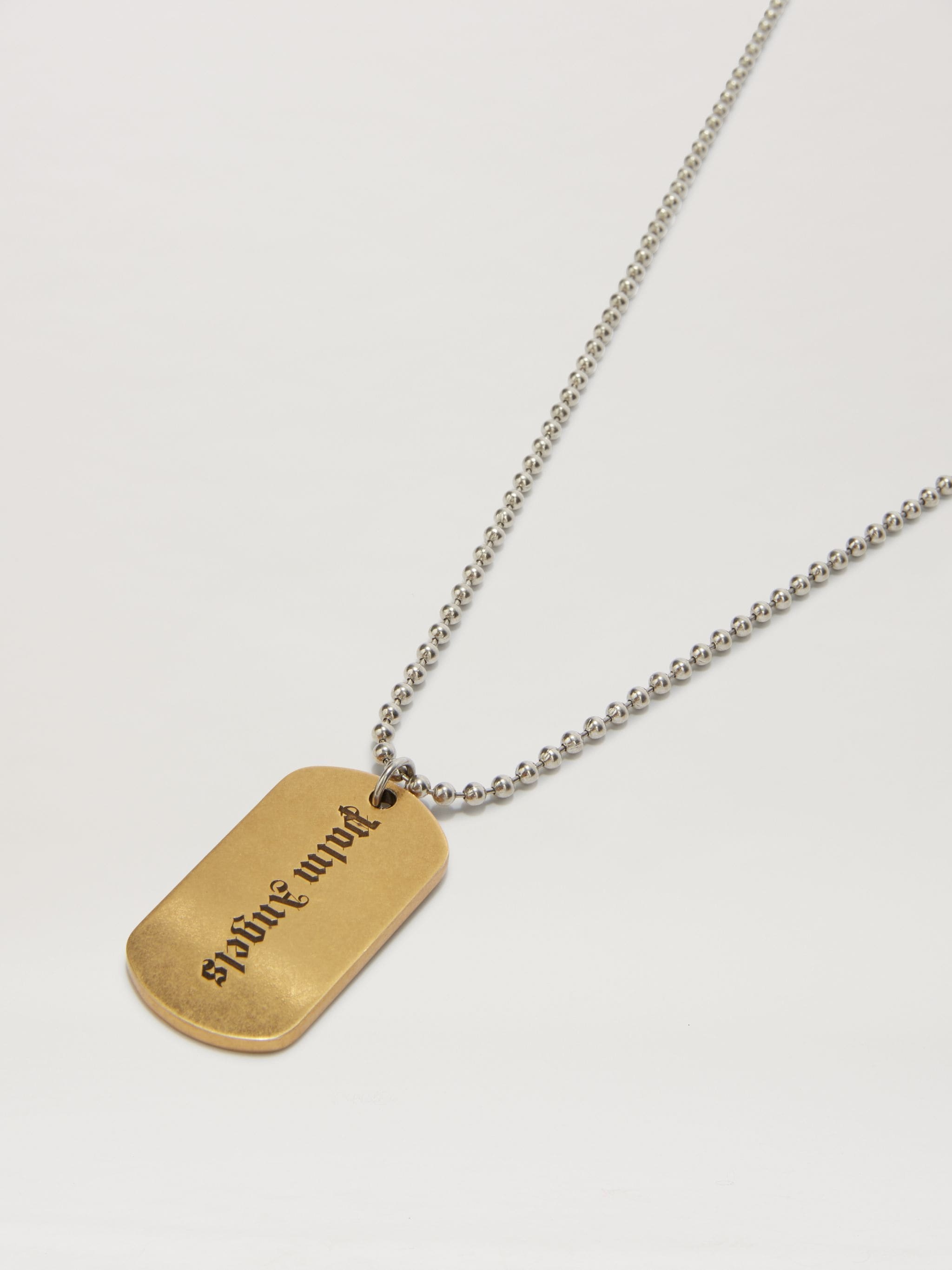 Logo Military Plate Necklace - 3