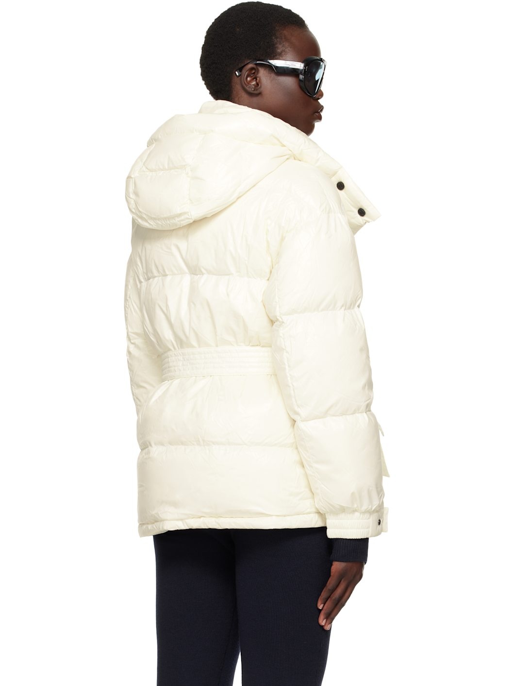 White Maya Down Jacket - 3
