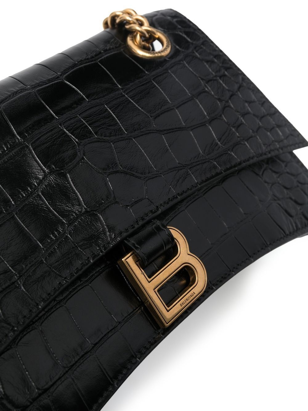 Women's Crush Small Chain Bag Quilted in Black