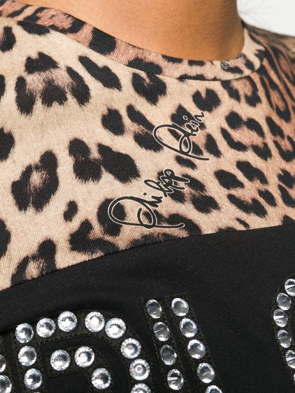 leopard print T-shirt - 5