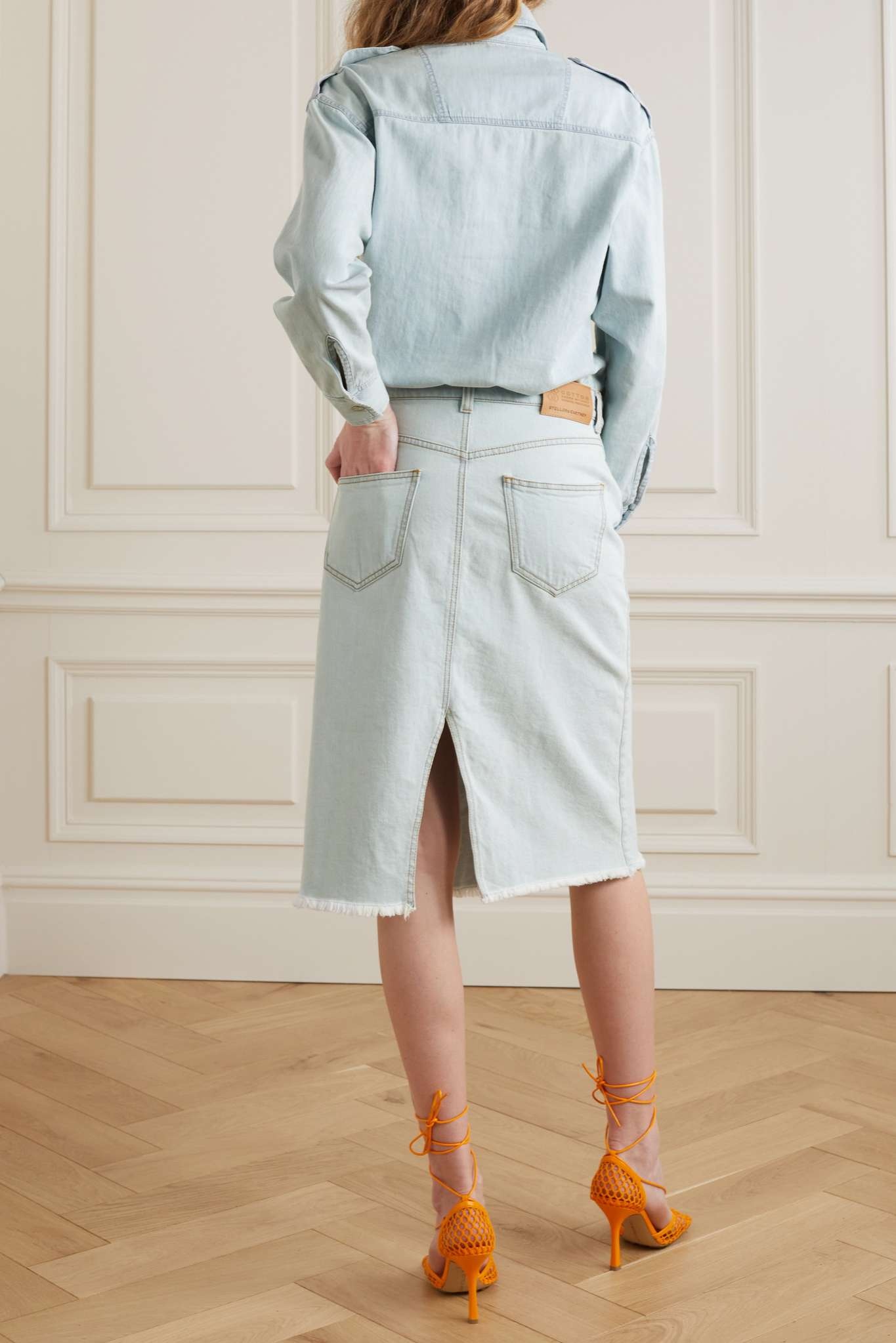 【送料&関税込】Stella McCartney Denim Shirt Dress Stella McCartney Organic denim shirt dress | REVERSIBLE