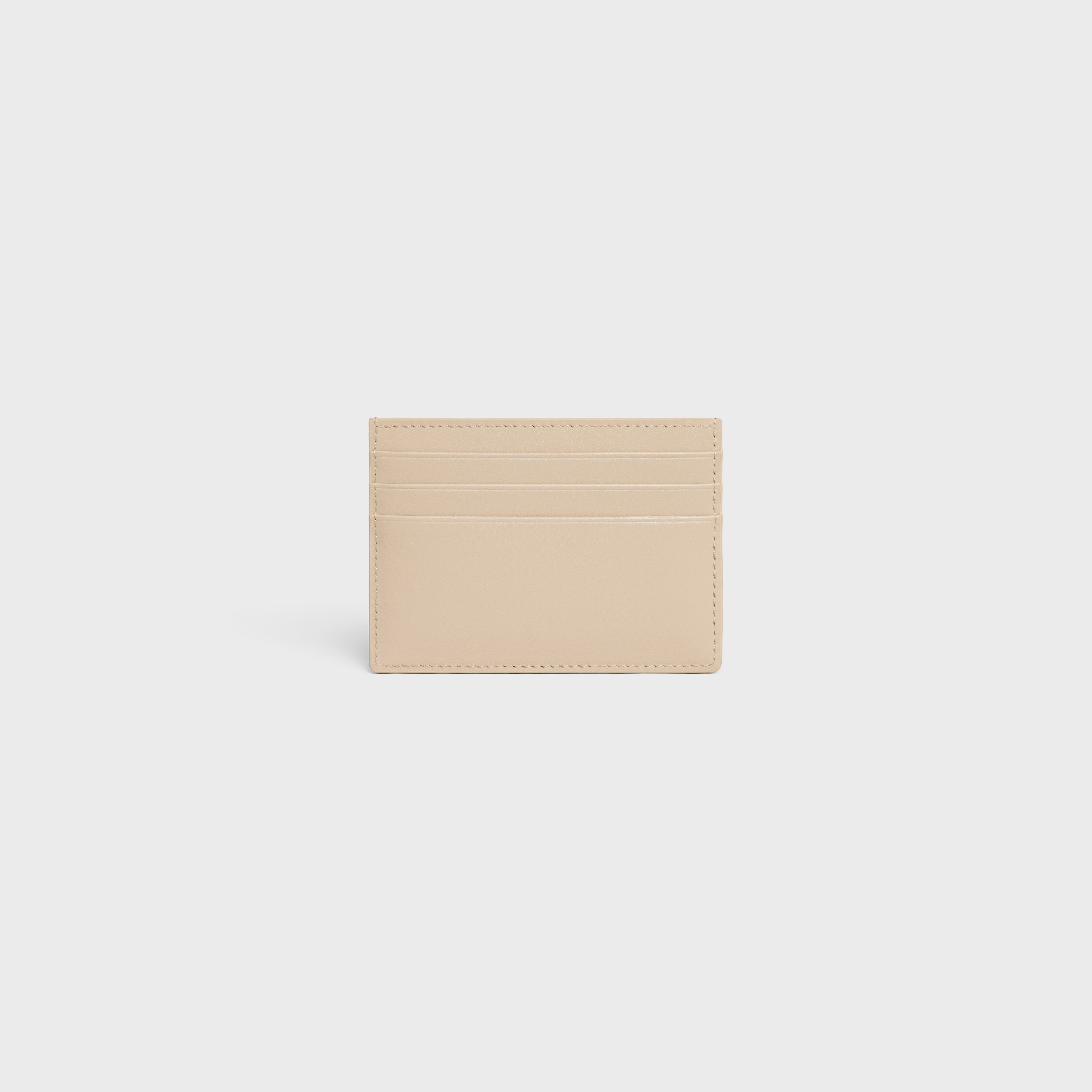 TRIOMPHE CARD HOLDER in Shiny calfskin - 3