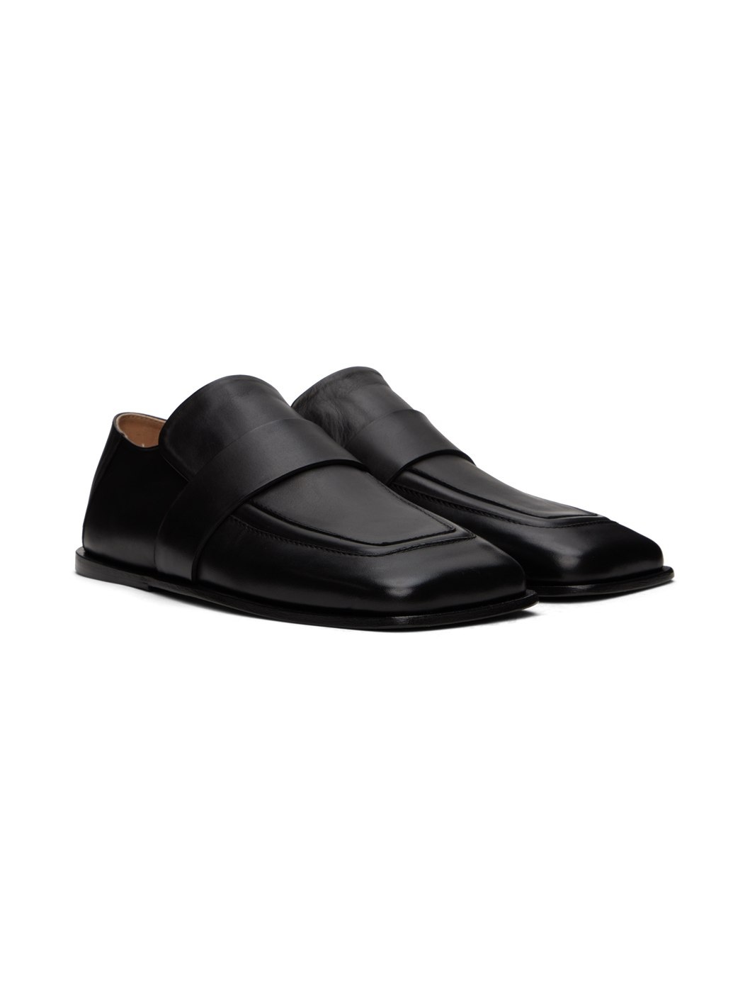 Black Spatola Loafers - 4