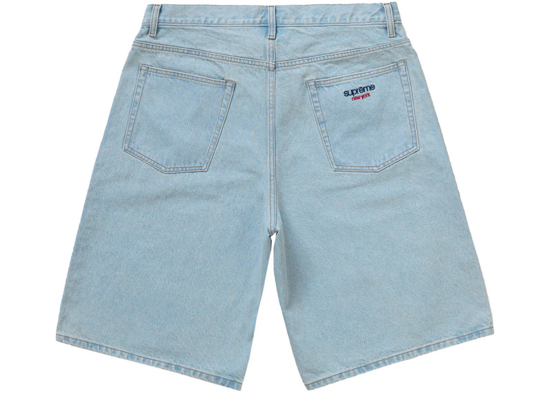 Supreme Supreme Baggy Denim Short Washed Indigo outlook