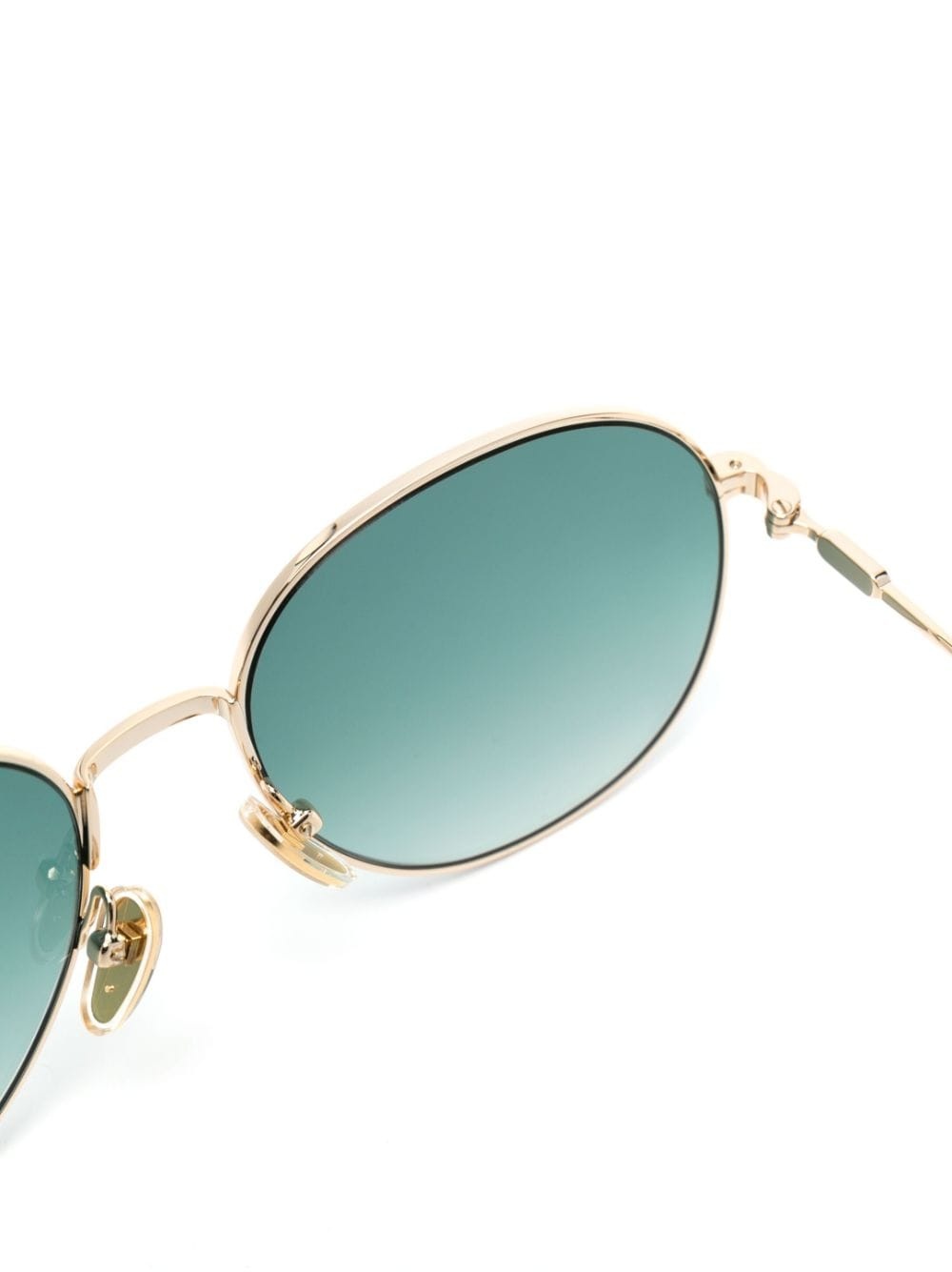 logo-engraved pilot-frame sunglasses - 3