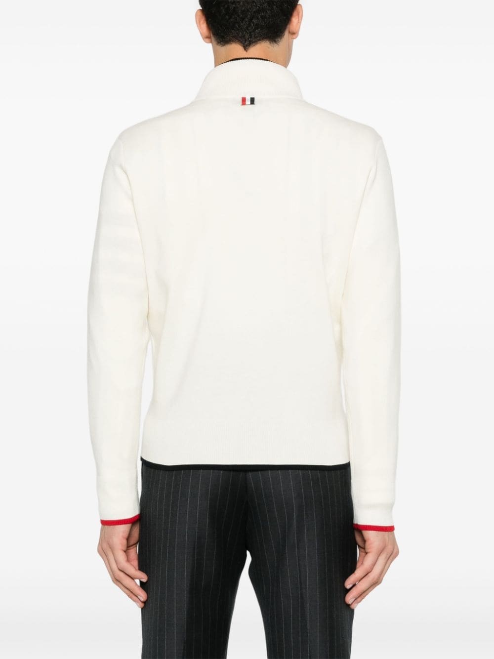 funnel-neck pullover - 4