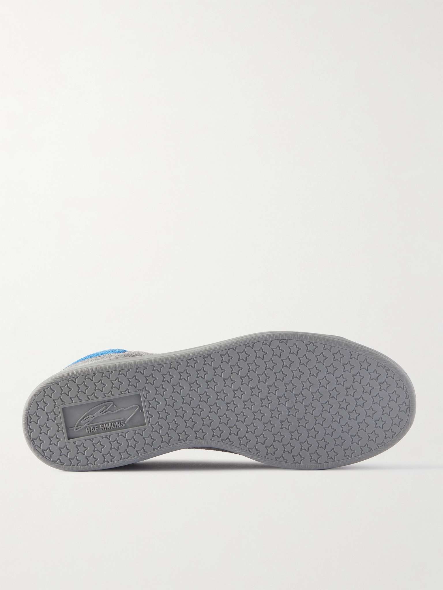 Orion Suede-Trimmed Leather Senakers - 7